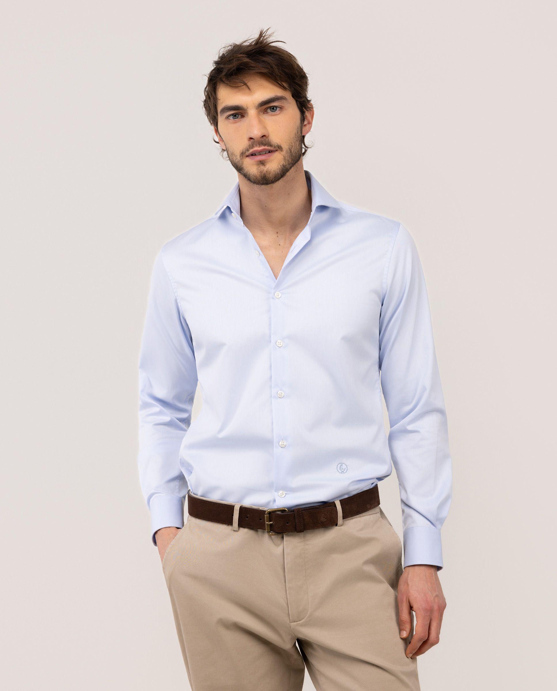 Camisa de Vestir Celeste HOMBRE PV 26-2