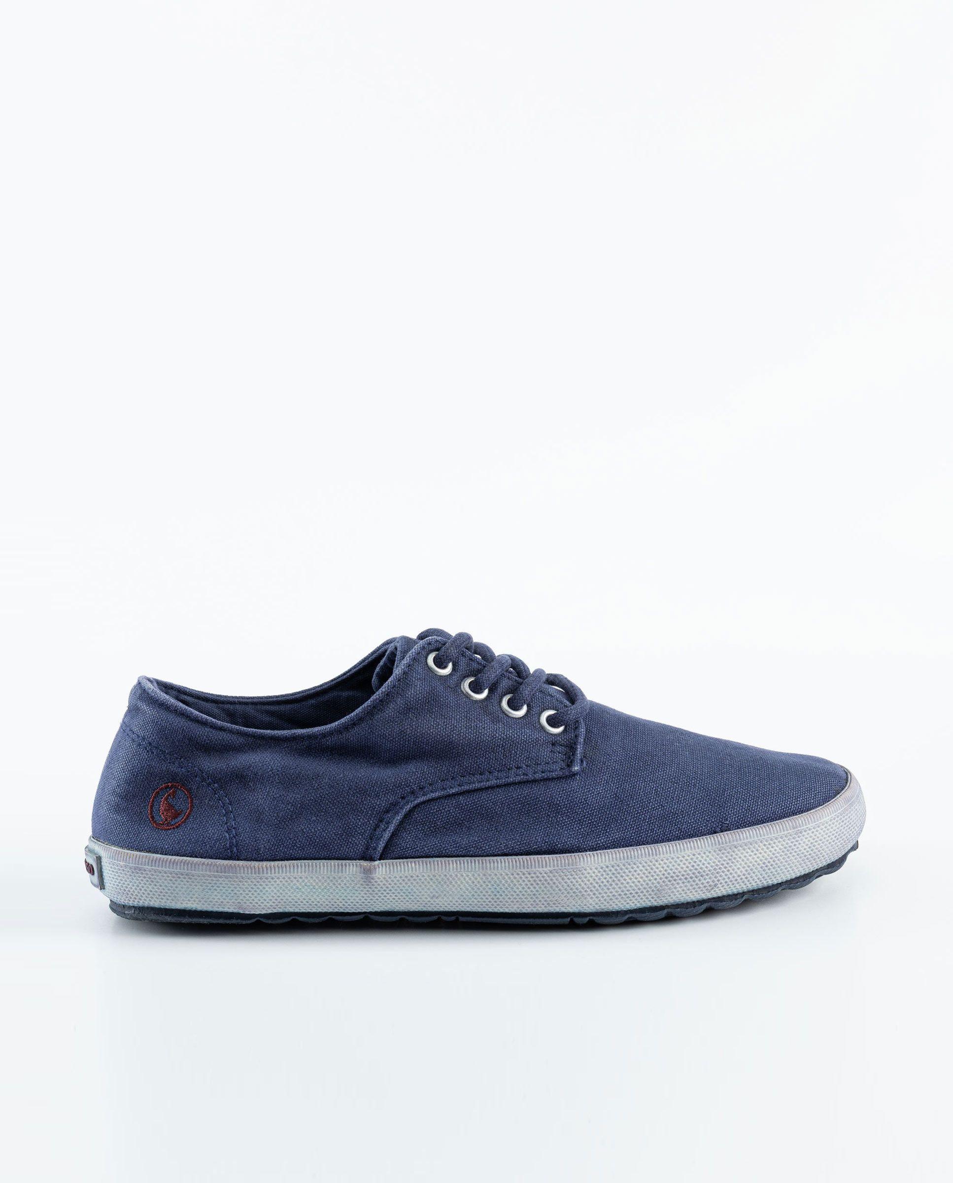 Zapatilla Derby Garment Dyed Canvas Marino HOMBRE OI 25-1