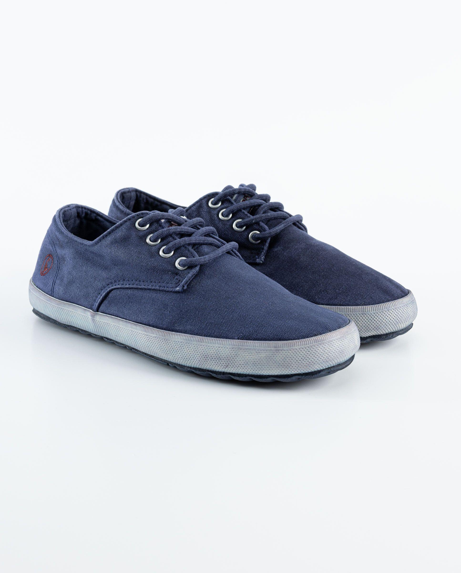 Zapatilla Derby Garment Dyed Canvas Marino HOMBRE OI 25-2