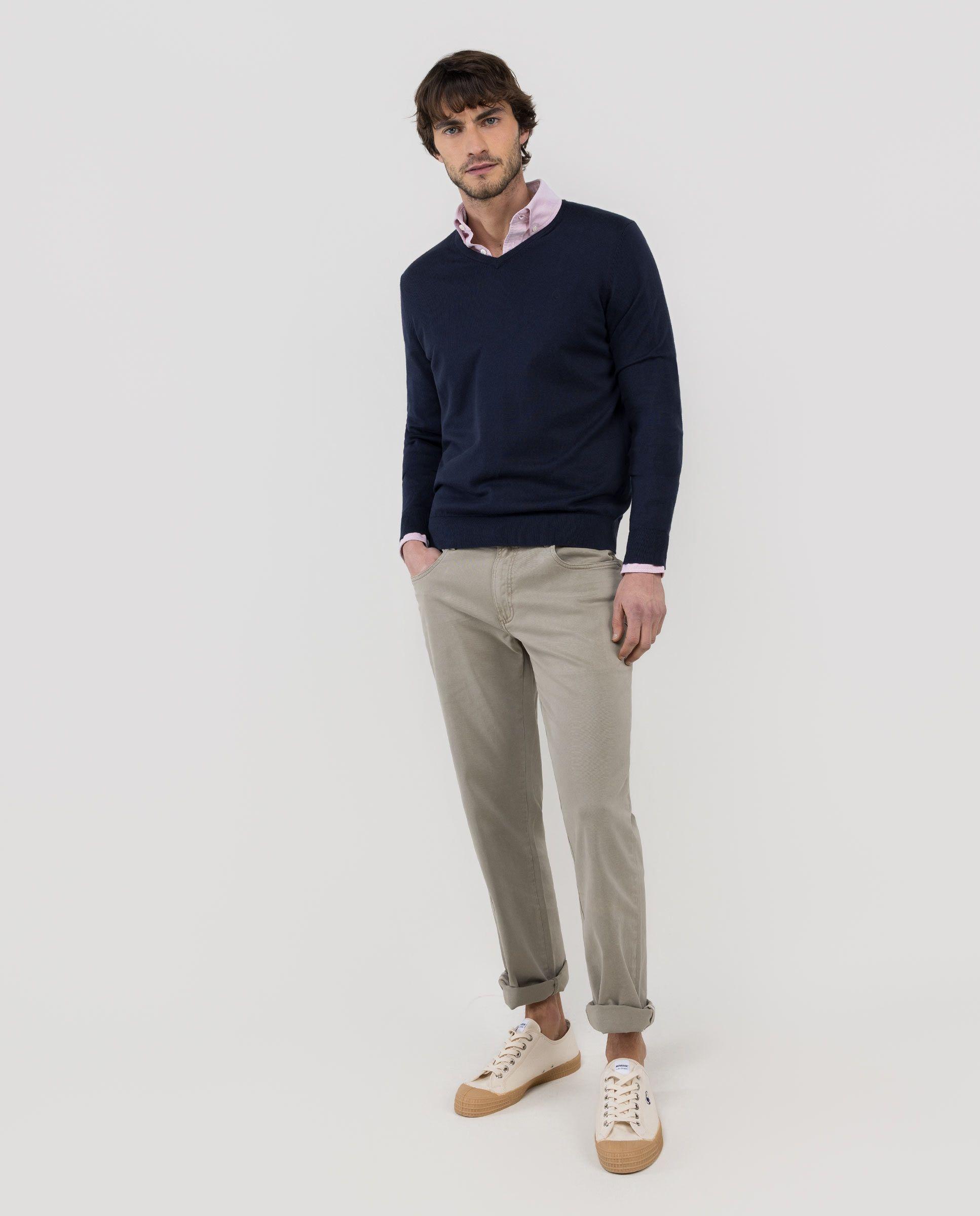 Jersey Cuello Pico Marino HOMBRE PV 26-2