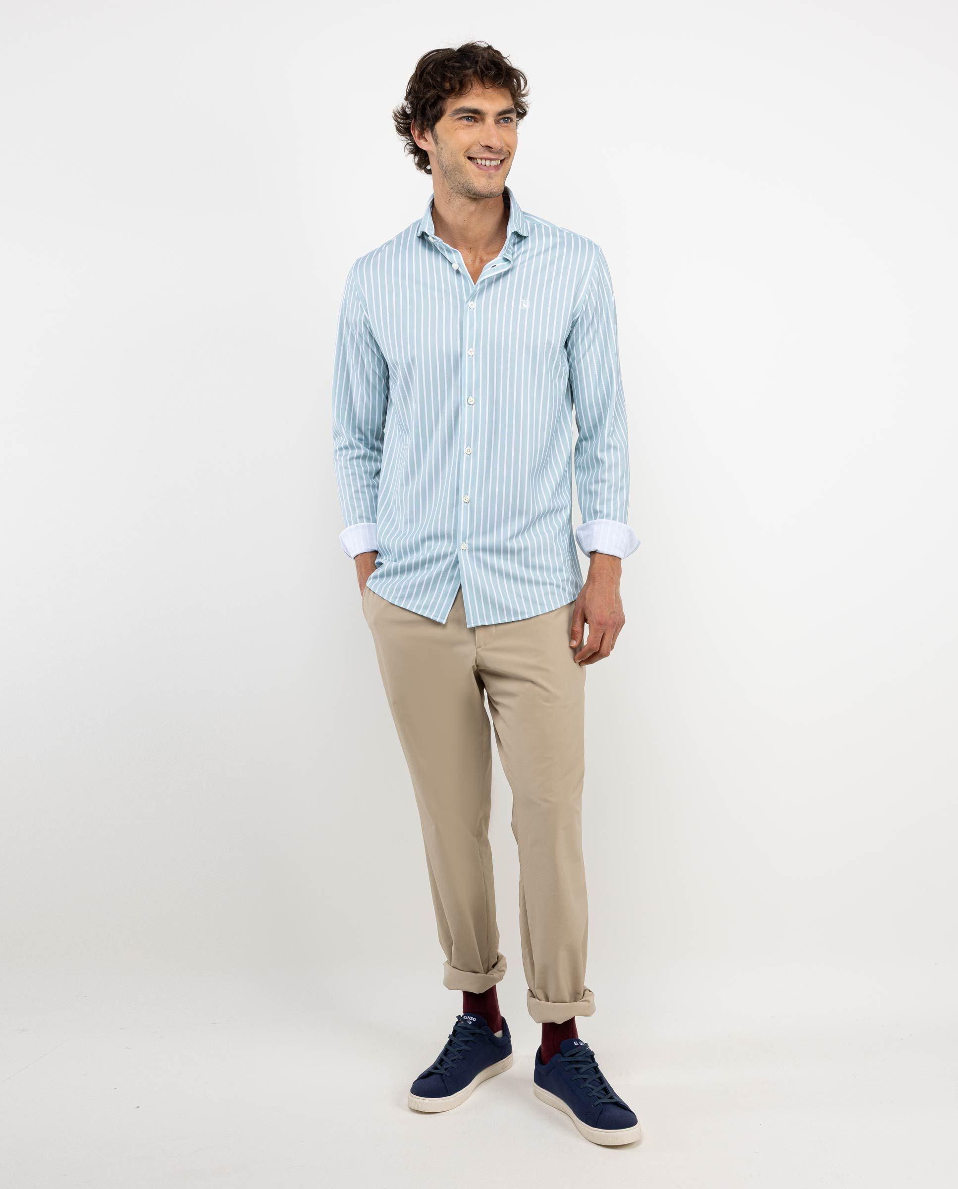 Camisa Sepiia Raya Butcher Verde HOMBRE OI 25-0