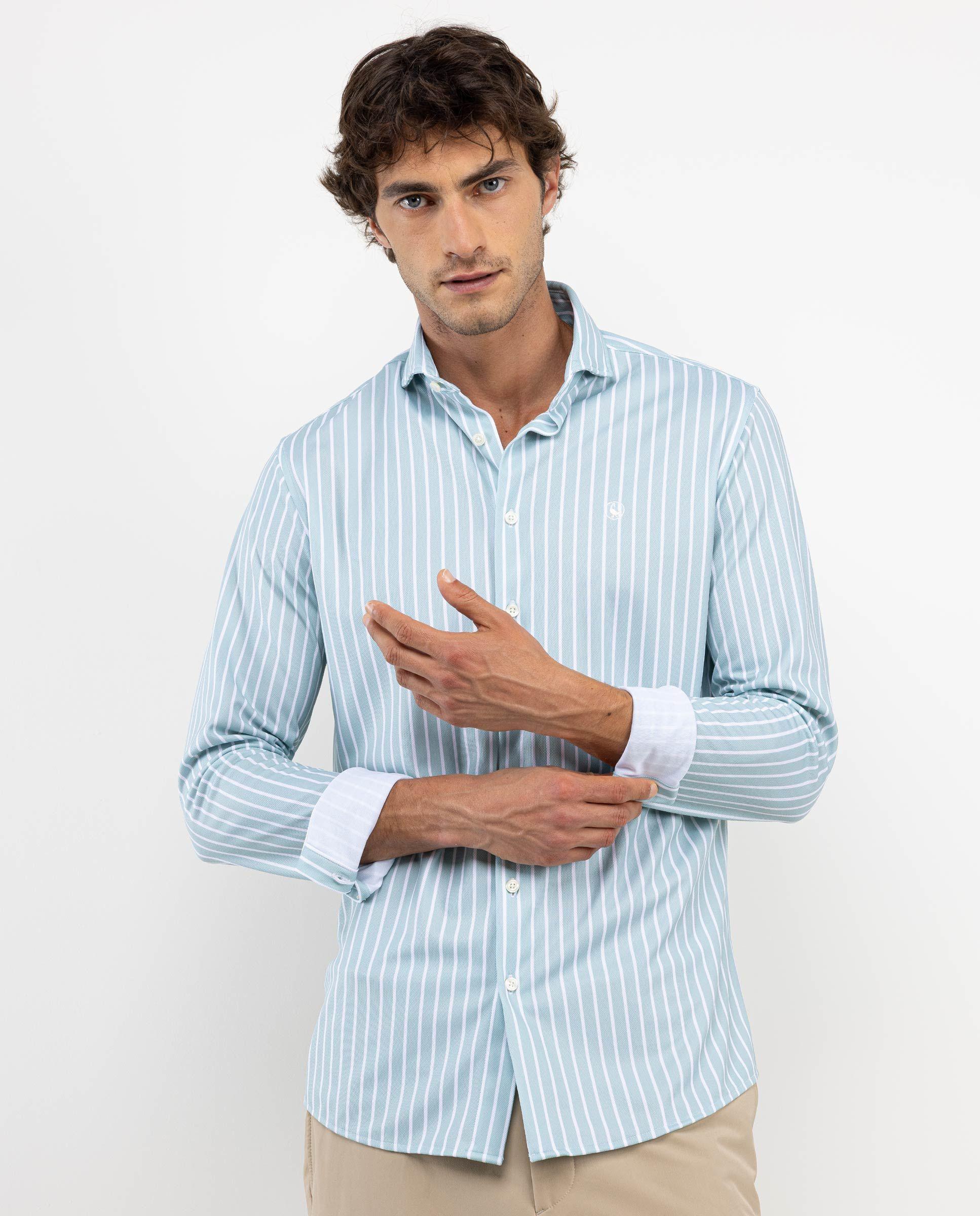 Camisa Sepiia Raya Butcher Verde HOMBRE OI 25-1