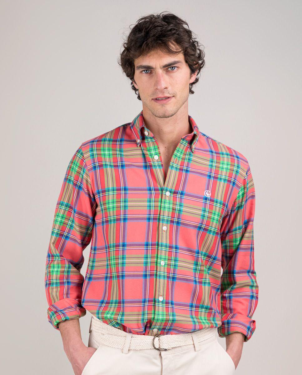 Camisa Tartán Coral HOMBRE PV 25-0