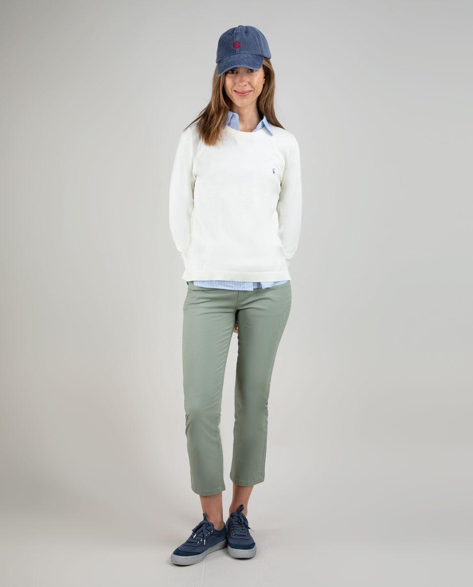 Jersey Cuello Redondo Crudo MUJER PV 25-1