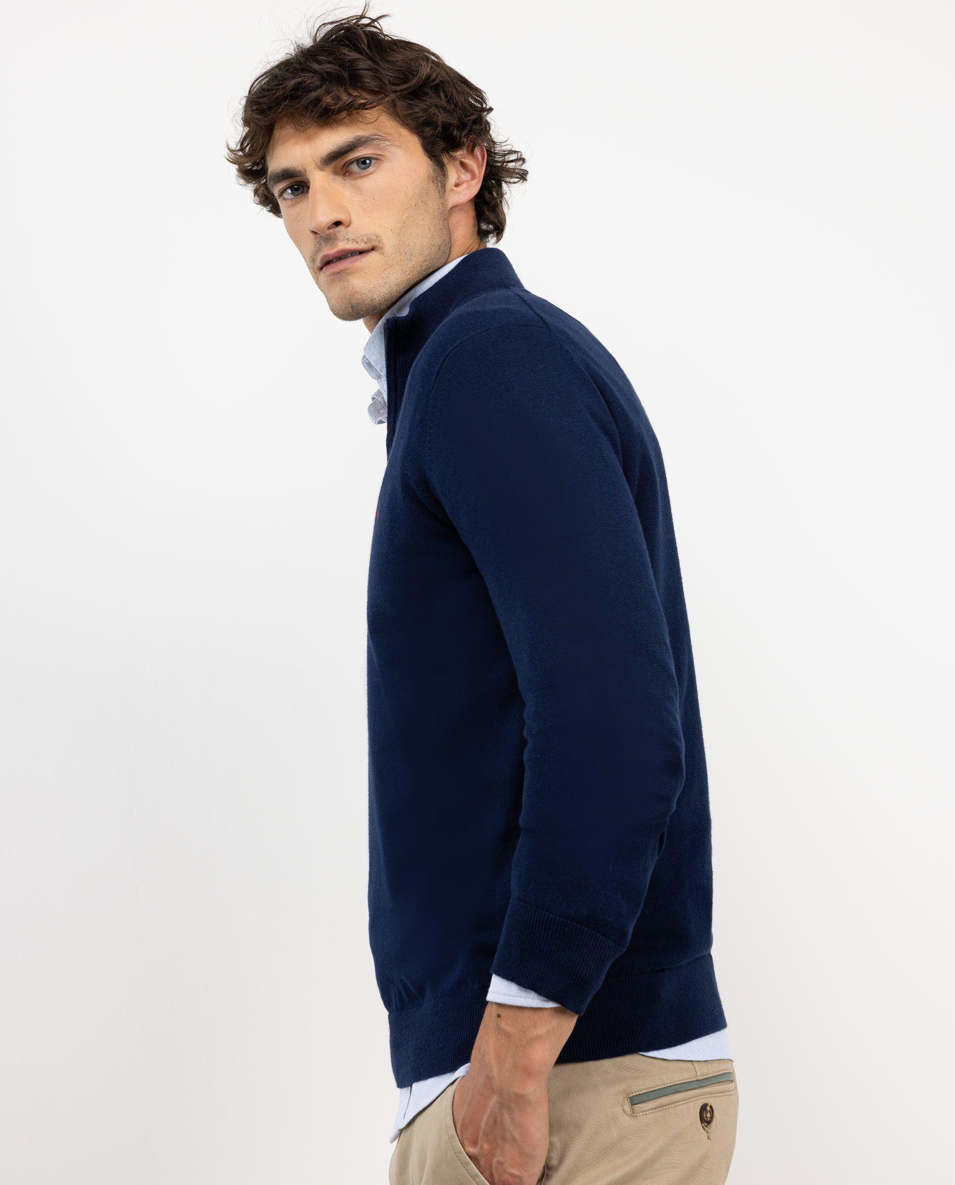 Jersey Cuello Camionero Marino HOMBRE OI 25-2