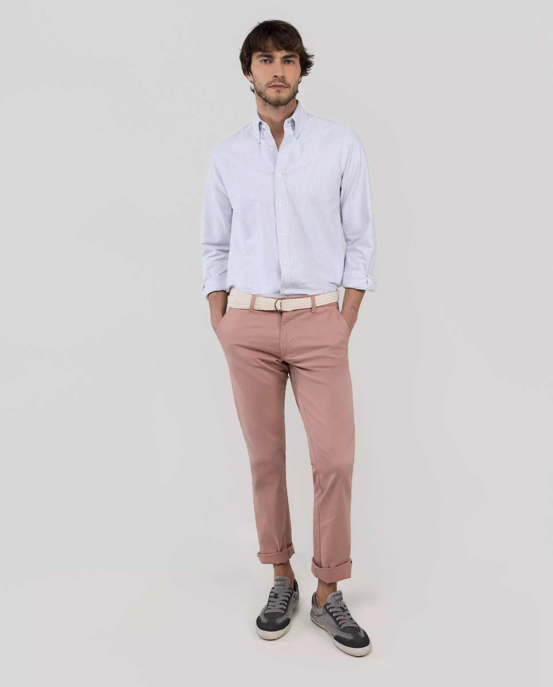 Camisa Oxford Yale Marino HOMBRE PV 26-0