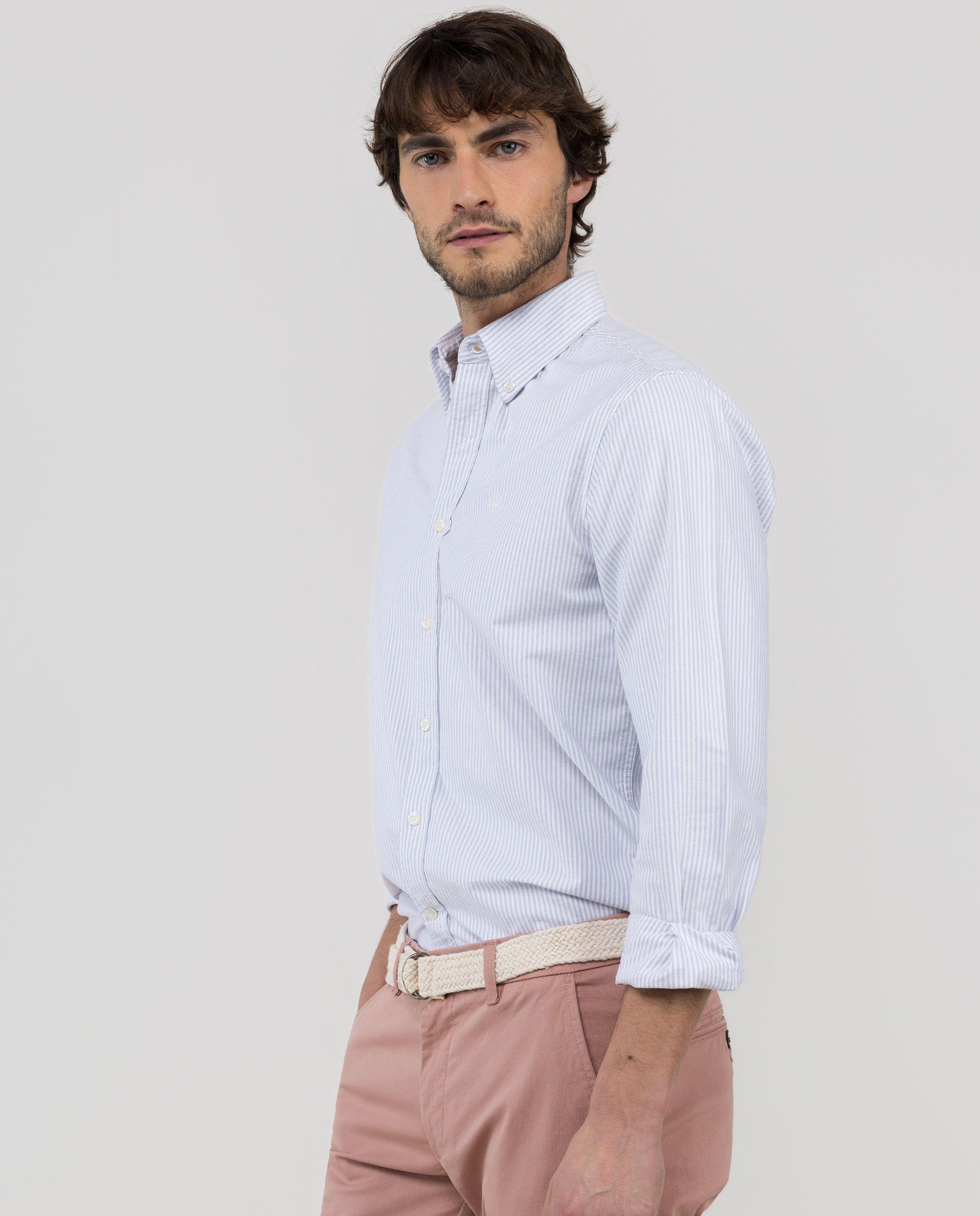 Camisa Oxford Yale Marino HOMBRE PV 26-2