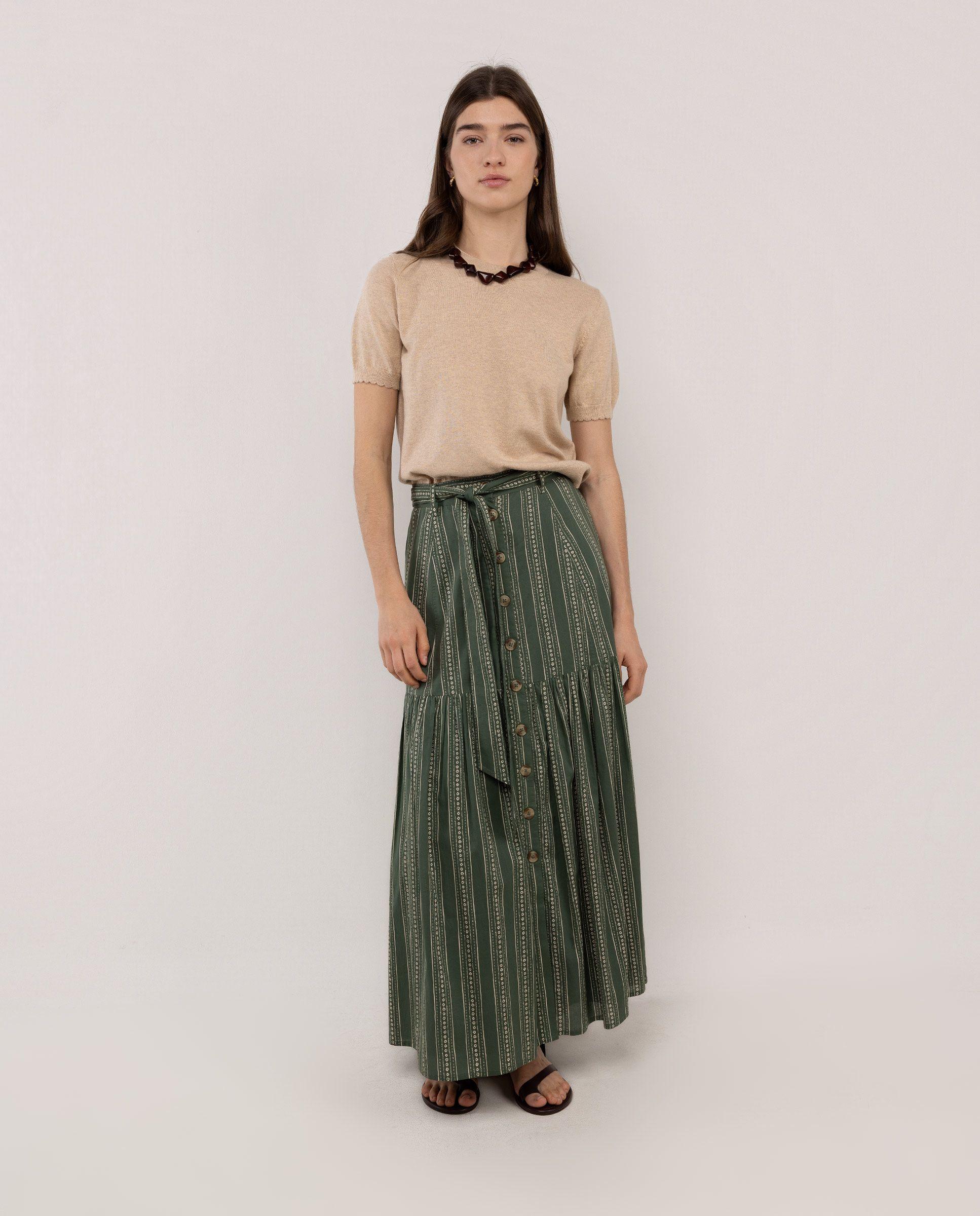 Falda Jimena Botones MUJER PV 26-0