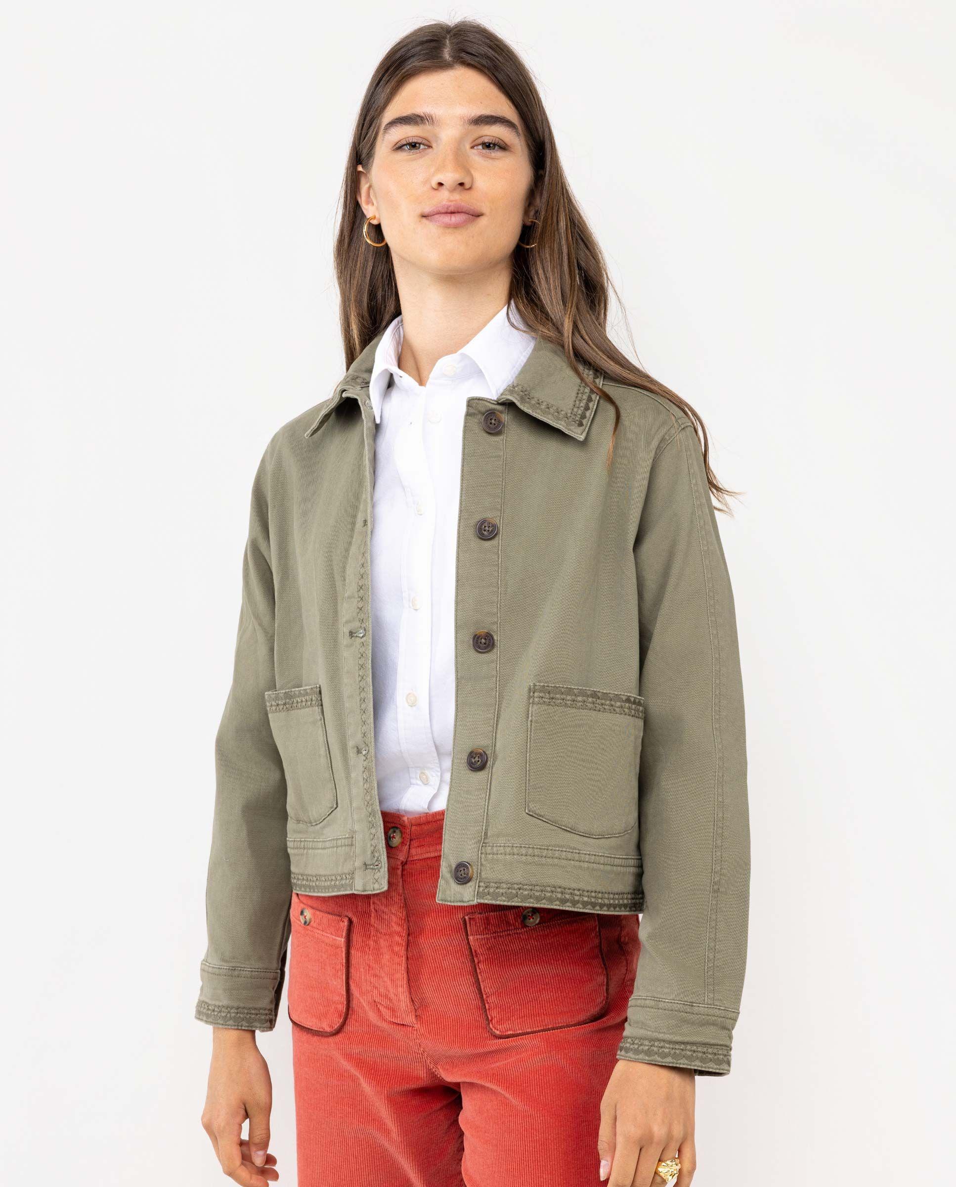Sobrecamisa Garment Dyed Kaki MUJER OI 25-1
