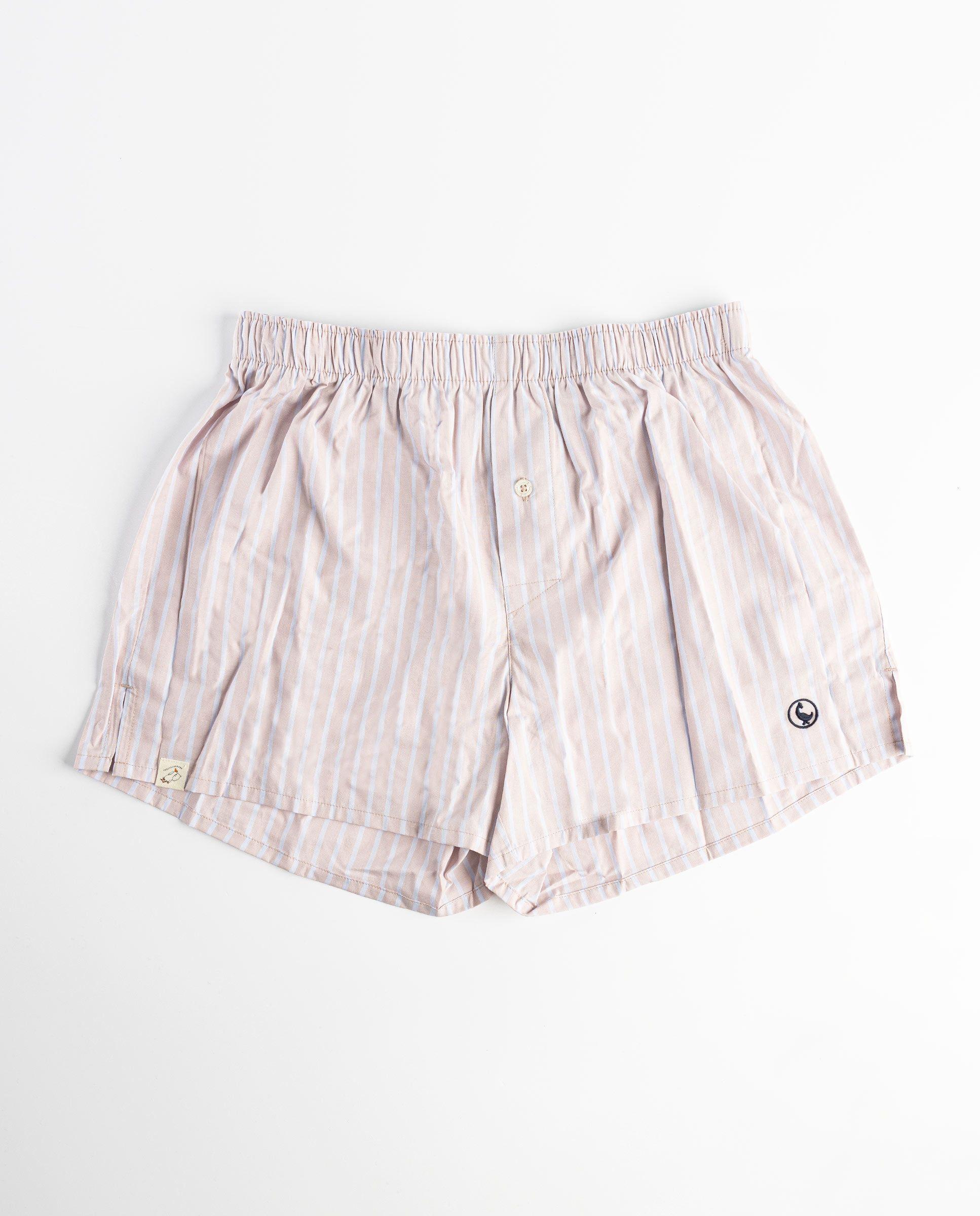 Pack Boxer Plana Raya Butcher Verde Estampado Gansos  Raya Butcher Rosa UNISEX OI 25-2