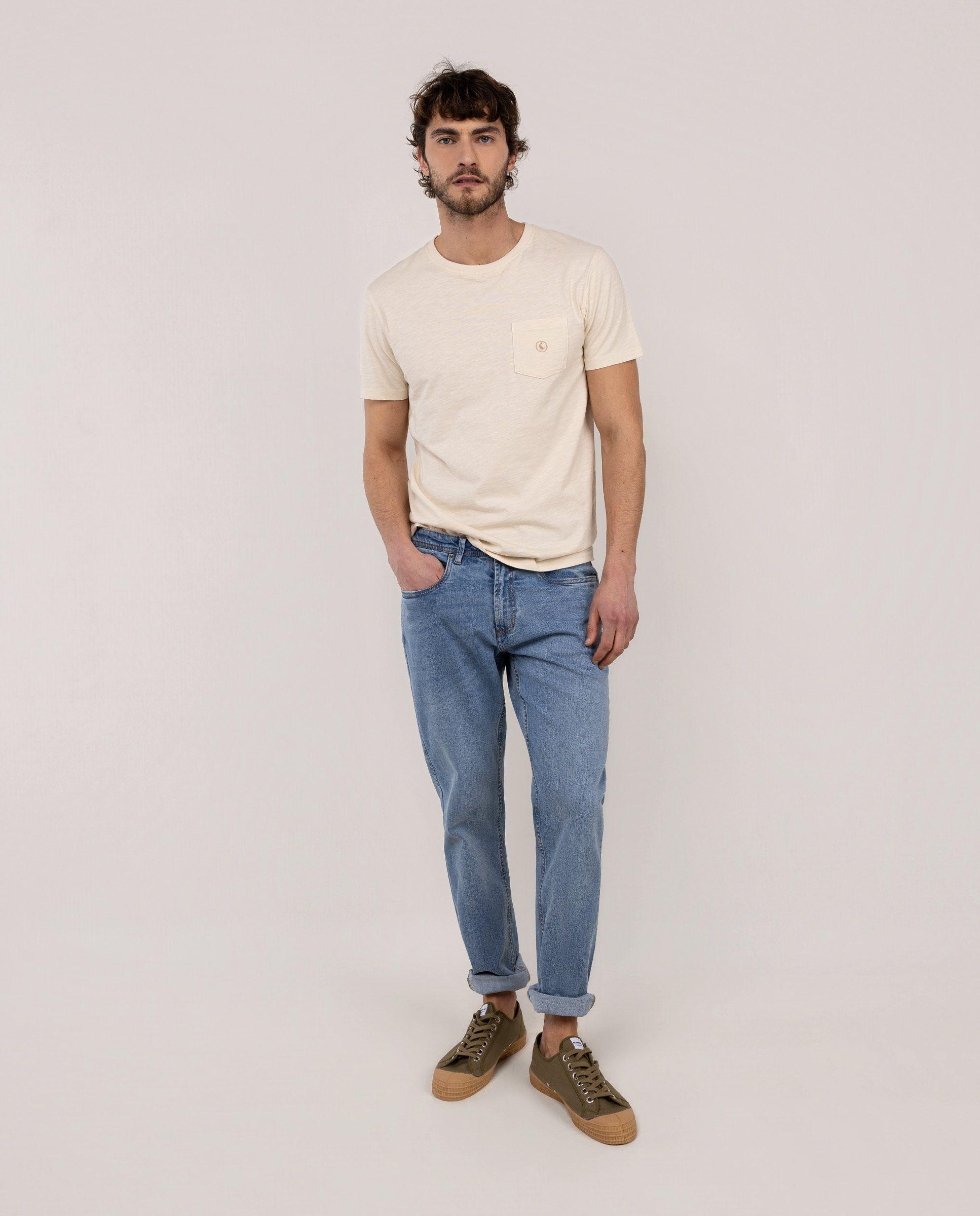 Pantalón Denim Azul Claro HOMBRE PV 26-0