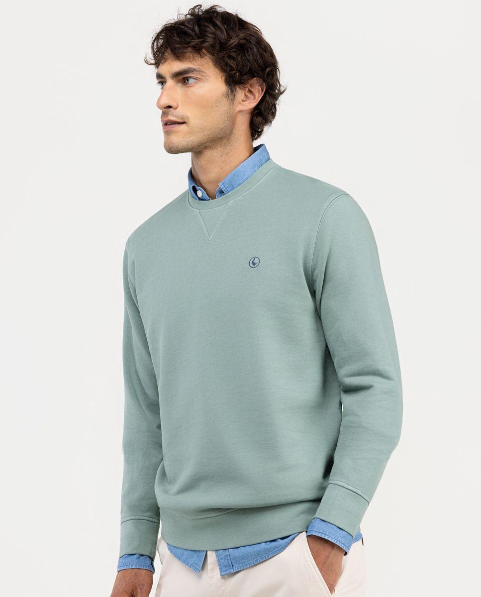 Sudadera Cuello Caja Menta HOMBRE OI 25-2