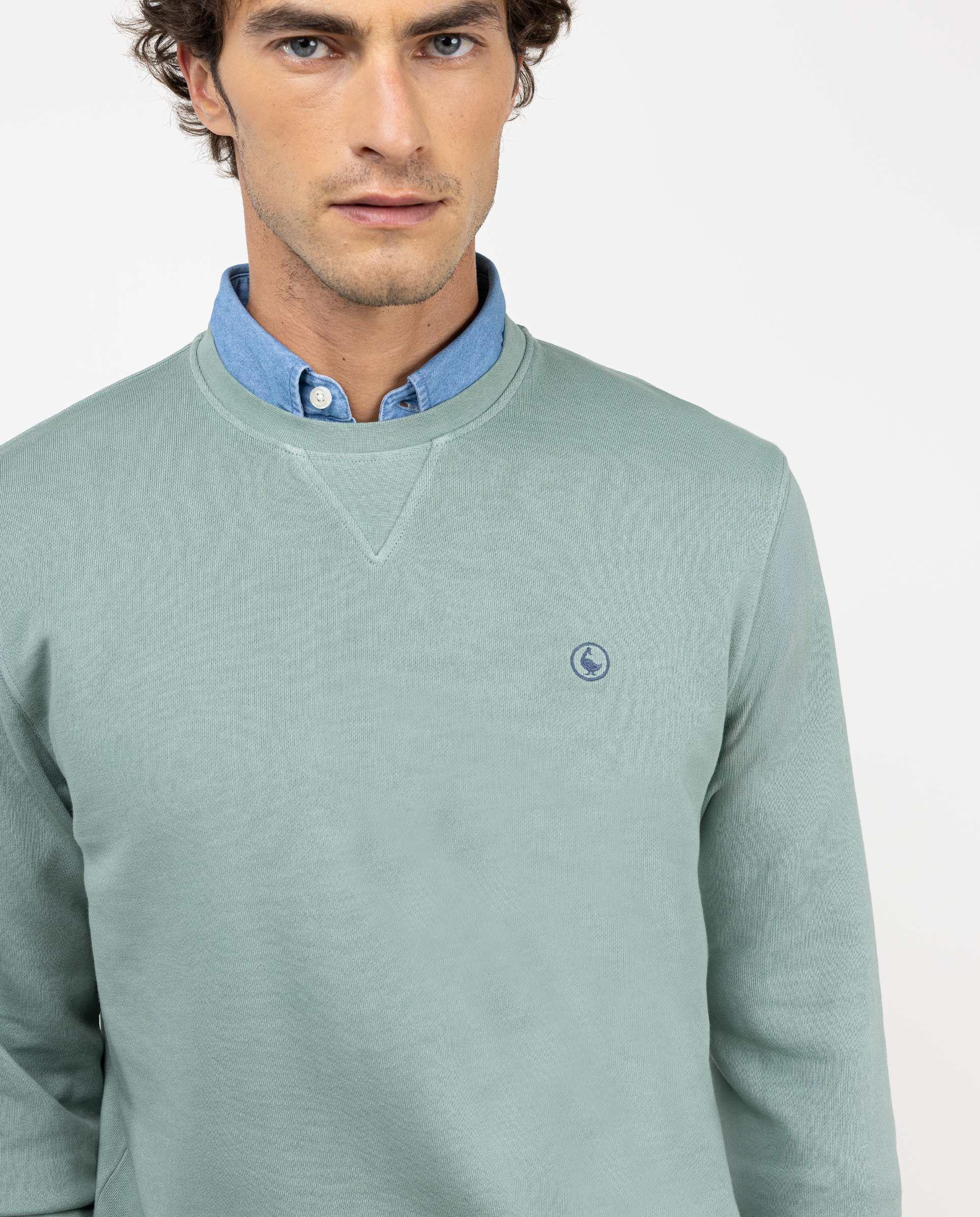 Sudadera Cuello Caja Menta HOMBRE OI 25-3