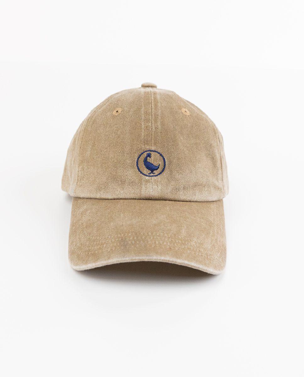 Gorra Algodón Lavado Beige-1