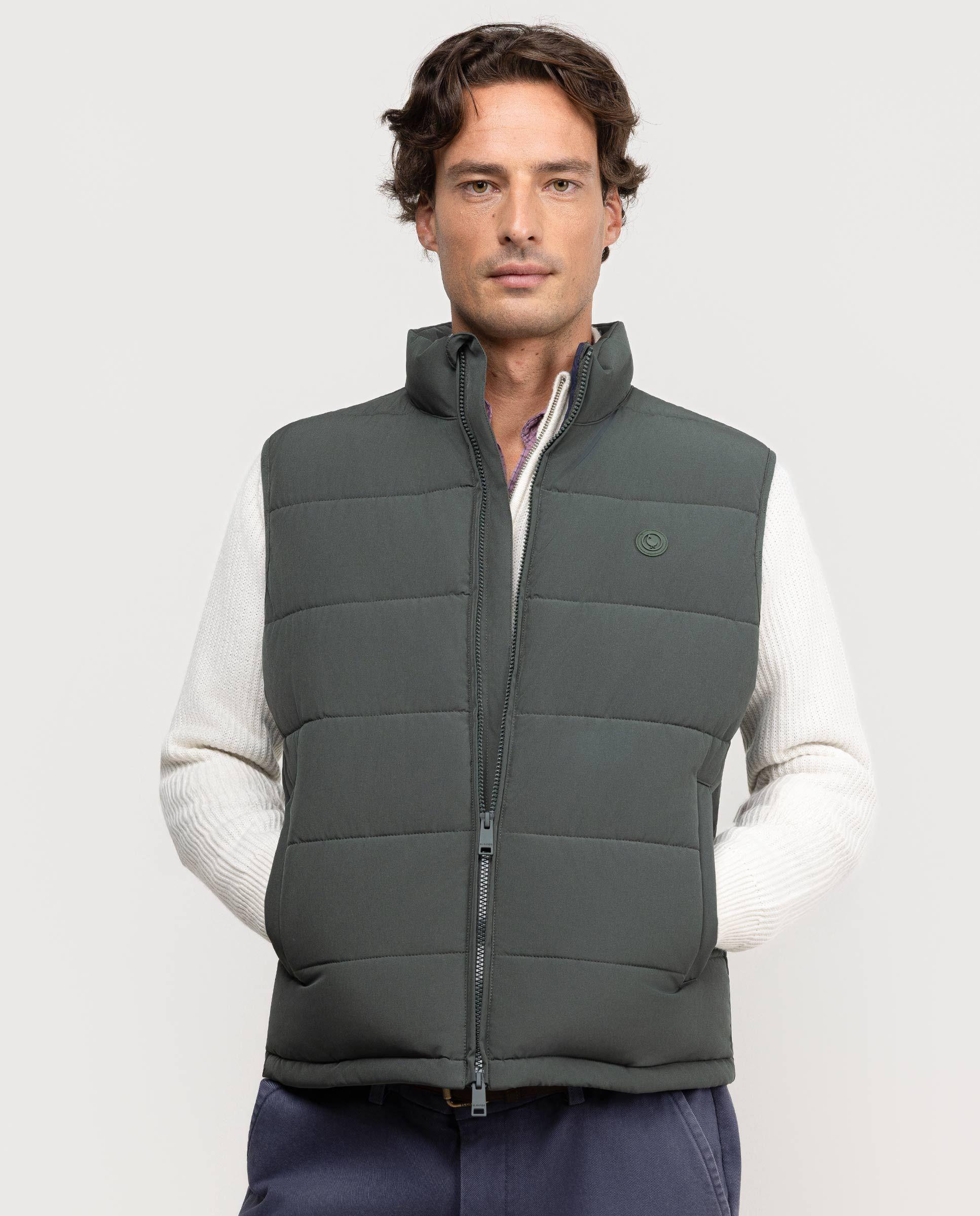 Chaleco Acolchado Grueso Verde HOMBRE OI 25-2