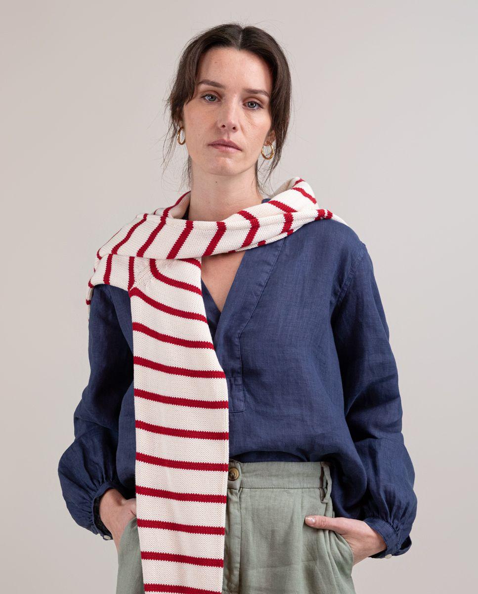 Camisa Polera Lino Marino MUJER PV 25-0