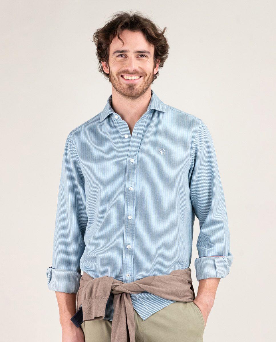 Camisa Denim Raya Bengal HOMBRE PV 25-0