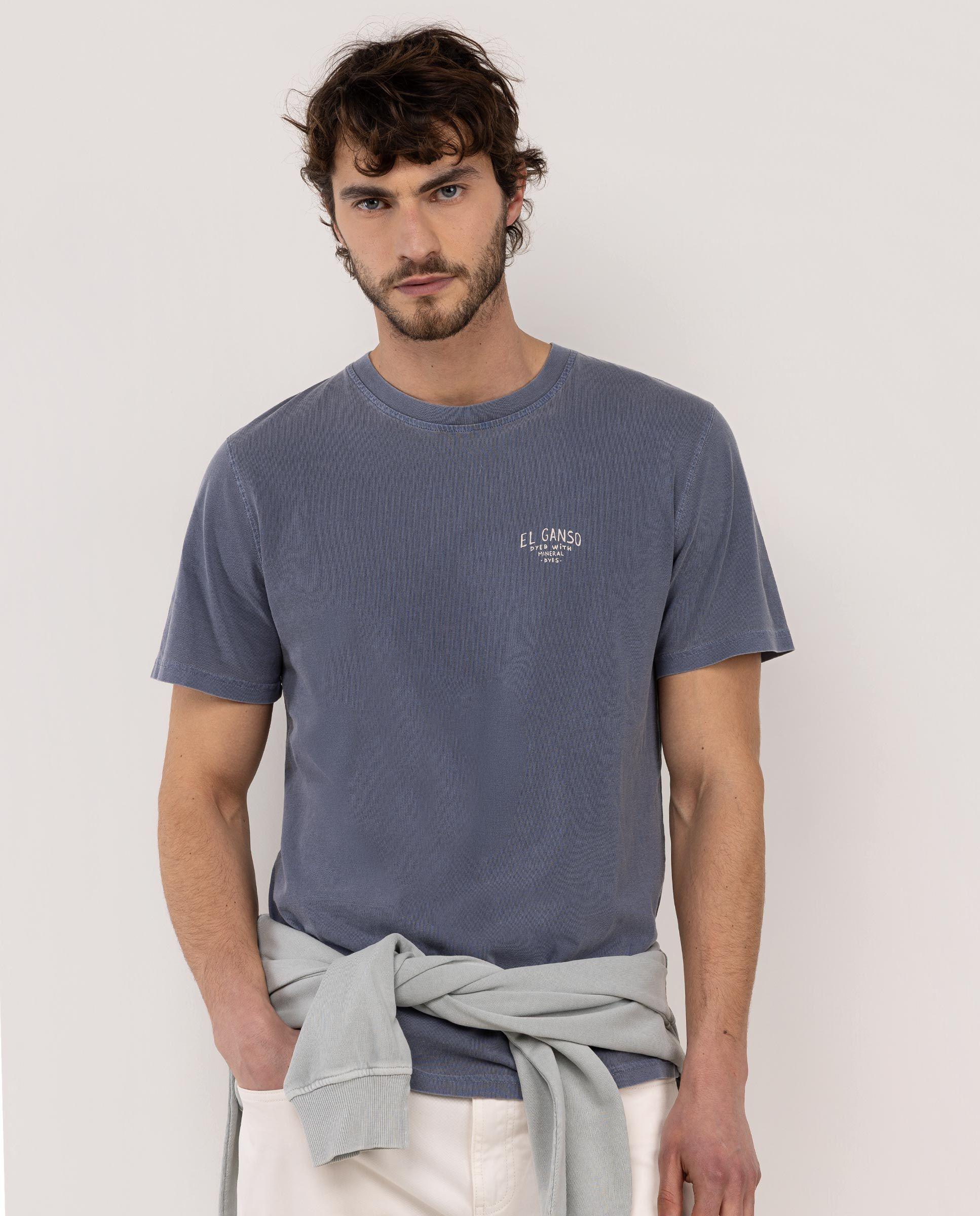 Camiseta Tinte Mineral Marino HOMBRE PV 26-0