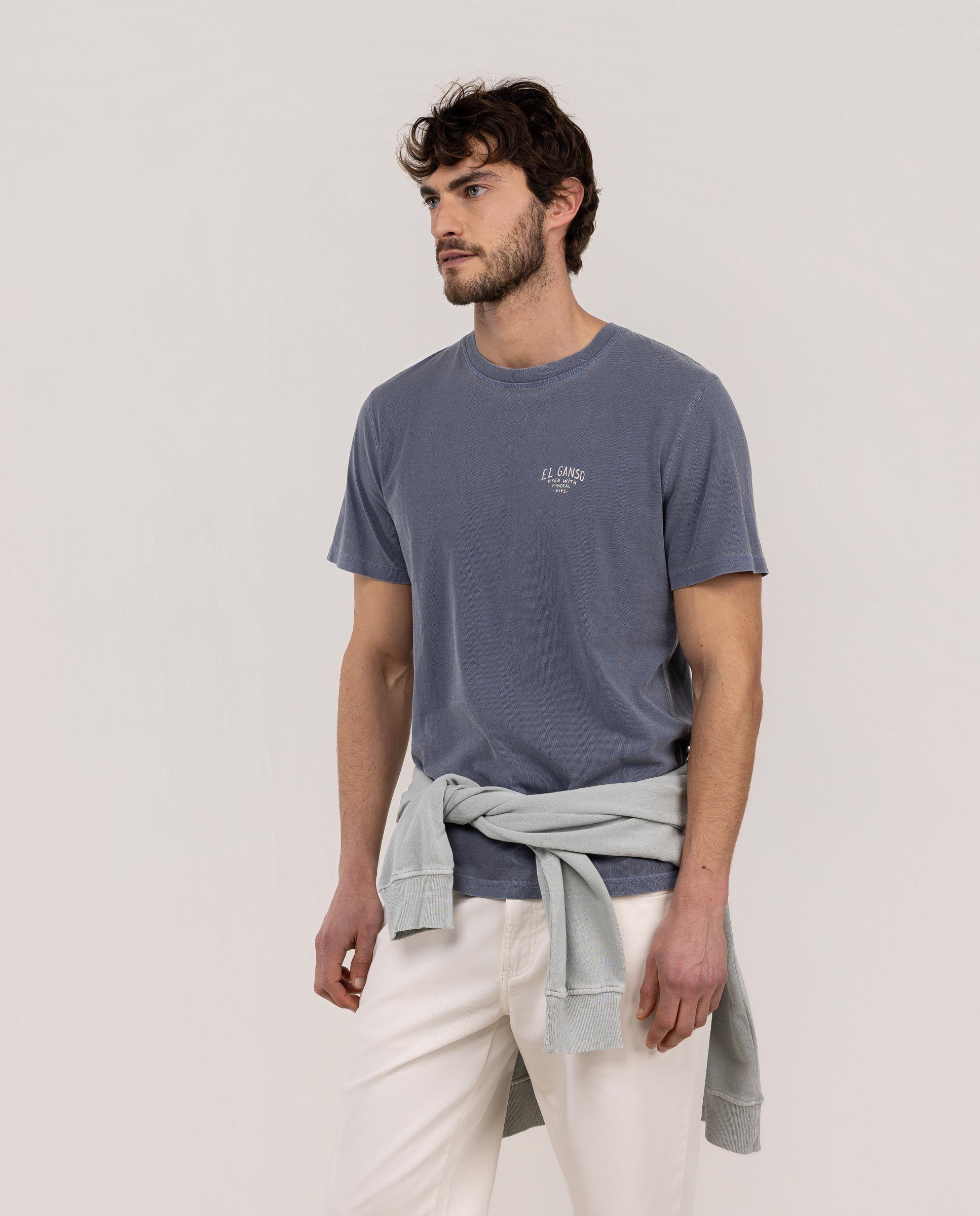 Camiseta Tinte Mineral Marino HOMBRE PV 26-2