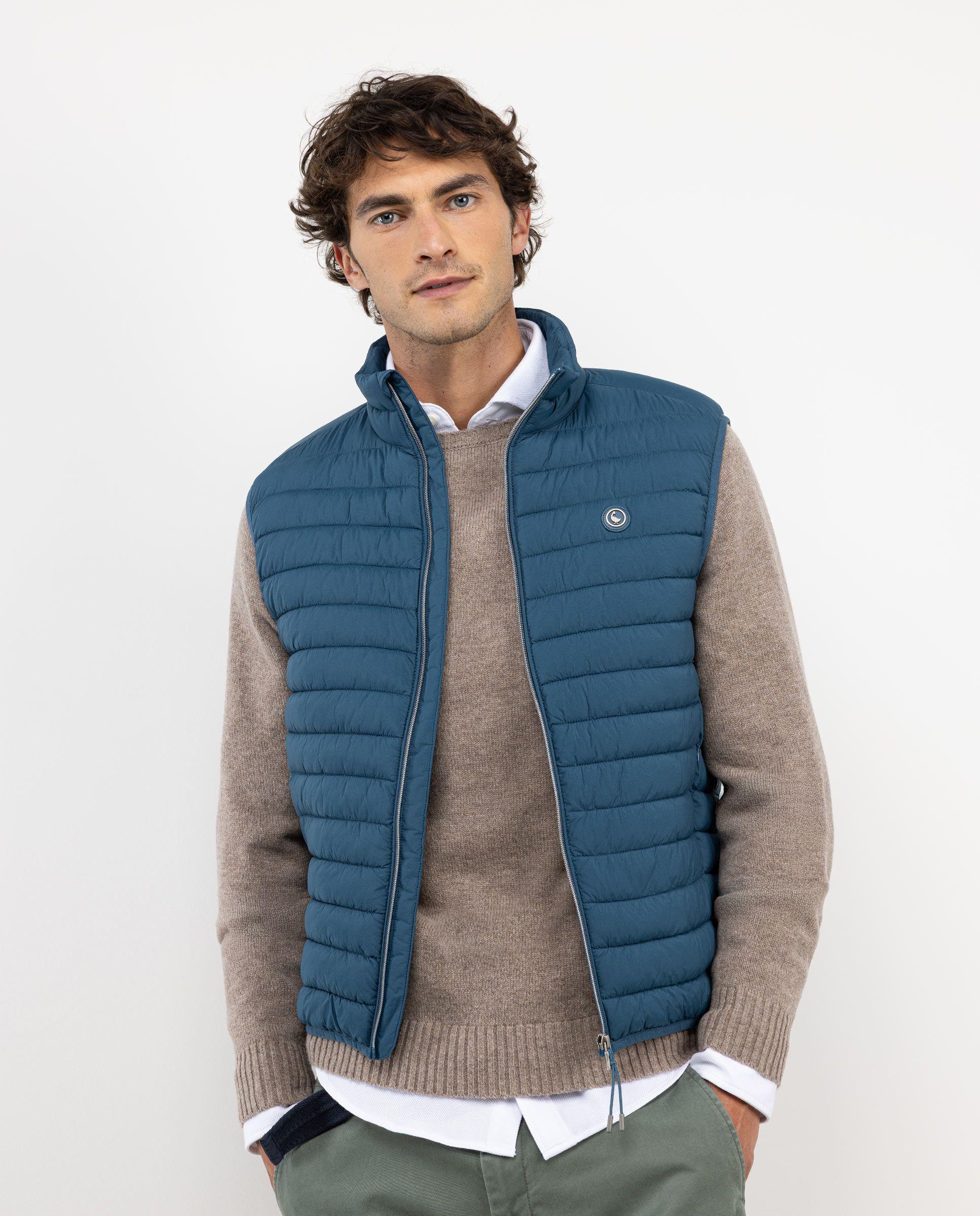 Chaleco Acolchado Básico Azul HOMBRE OI 25-1