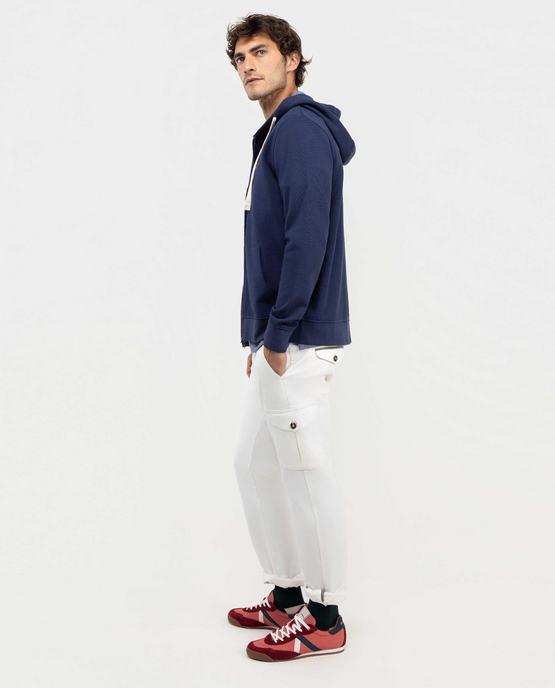 Sudadera Zipper Marino HOMBRE OI 25-2