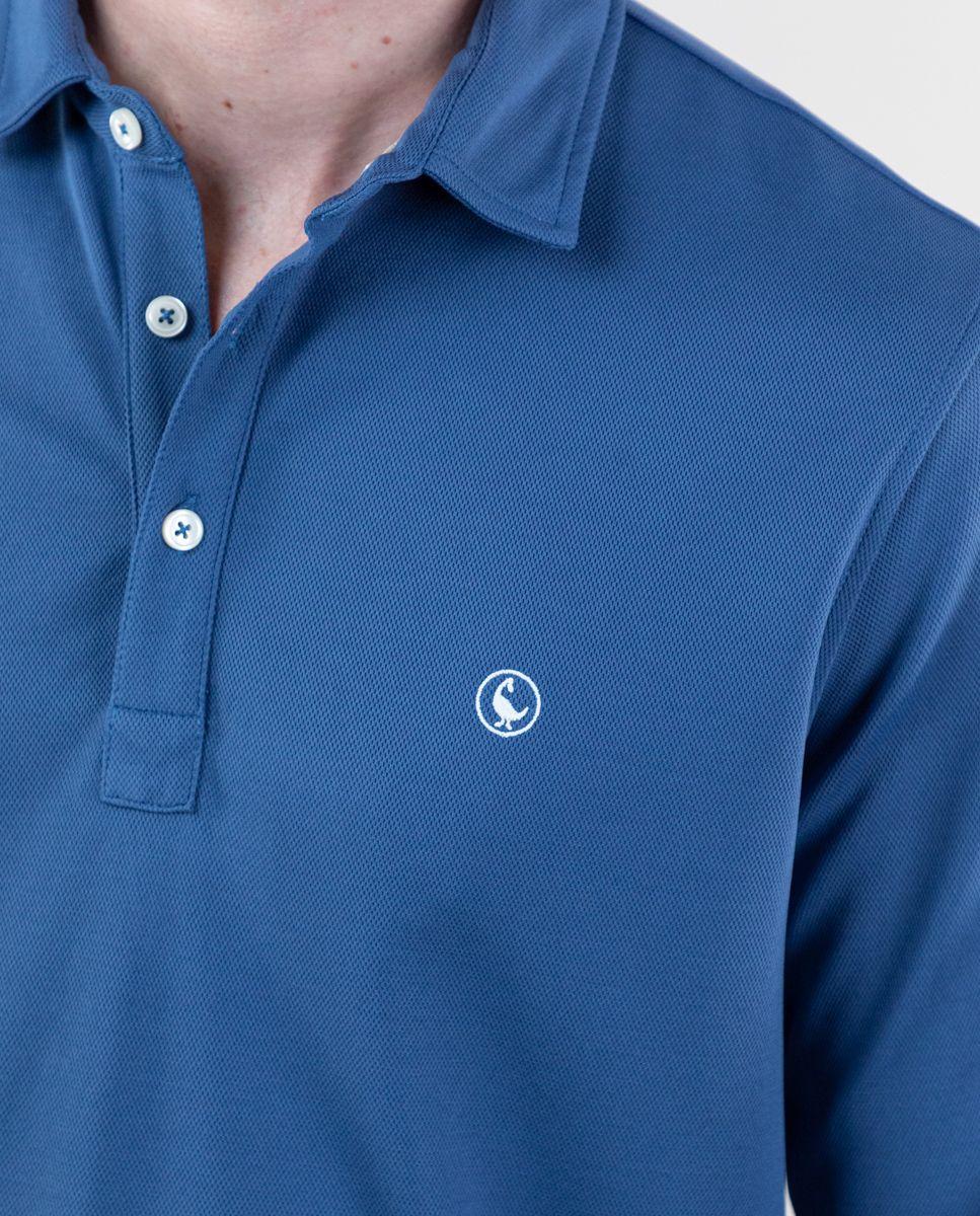 Polo Sepiia Manga Larga Azul-4