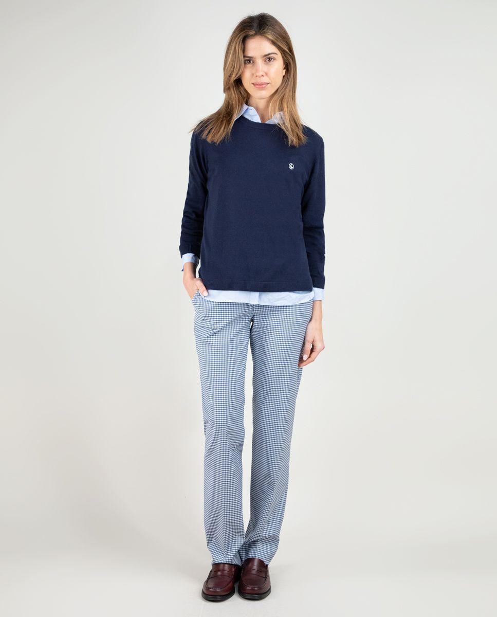 Jersey Cuello Redondo Marino MUJER PV 25-1