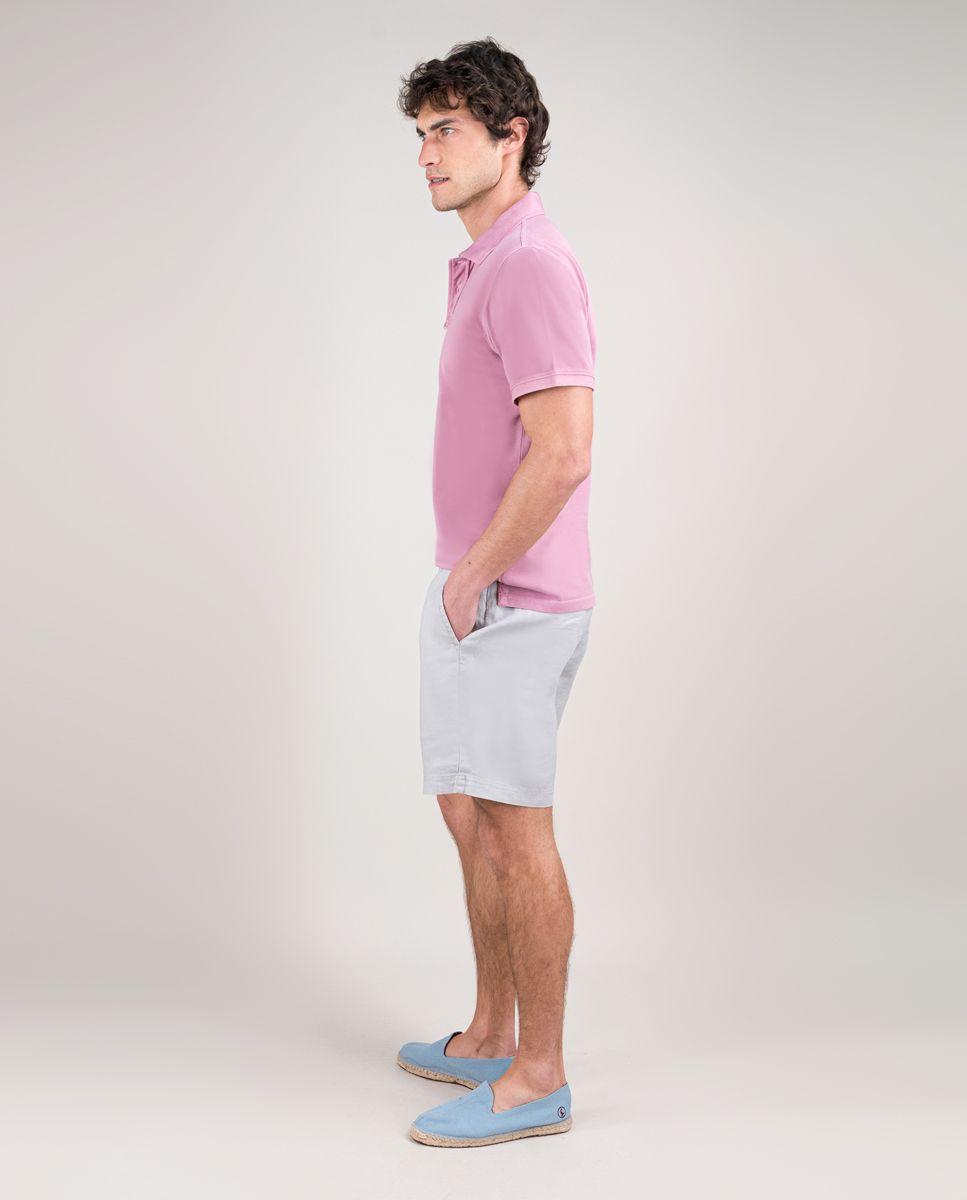 Polo Piqué Garment Dyed Lila HOMBRE PV 25-2