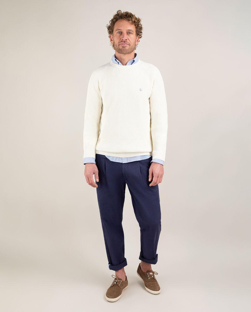 Jersey Punto Inglés Crudo HOMBRE PV 25-1