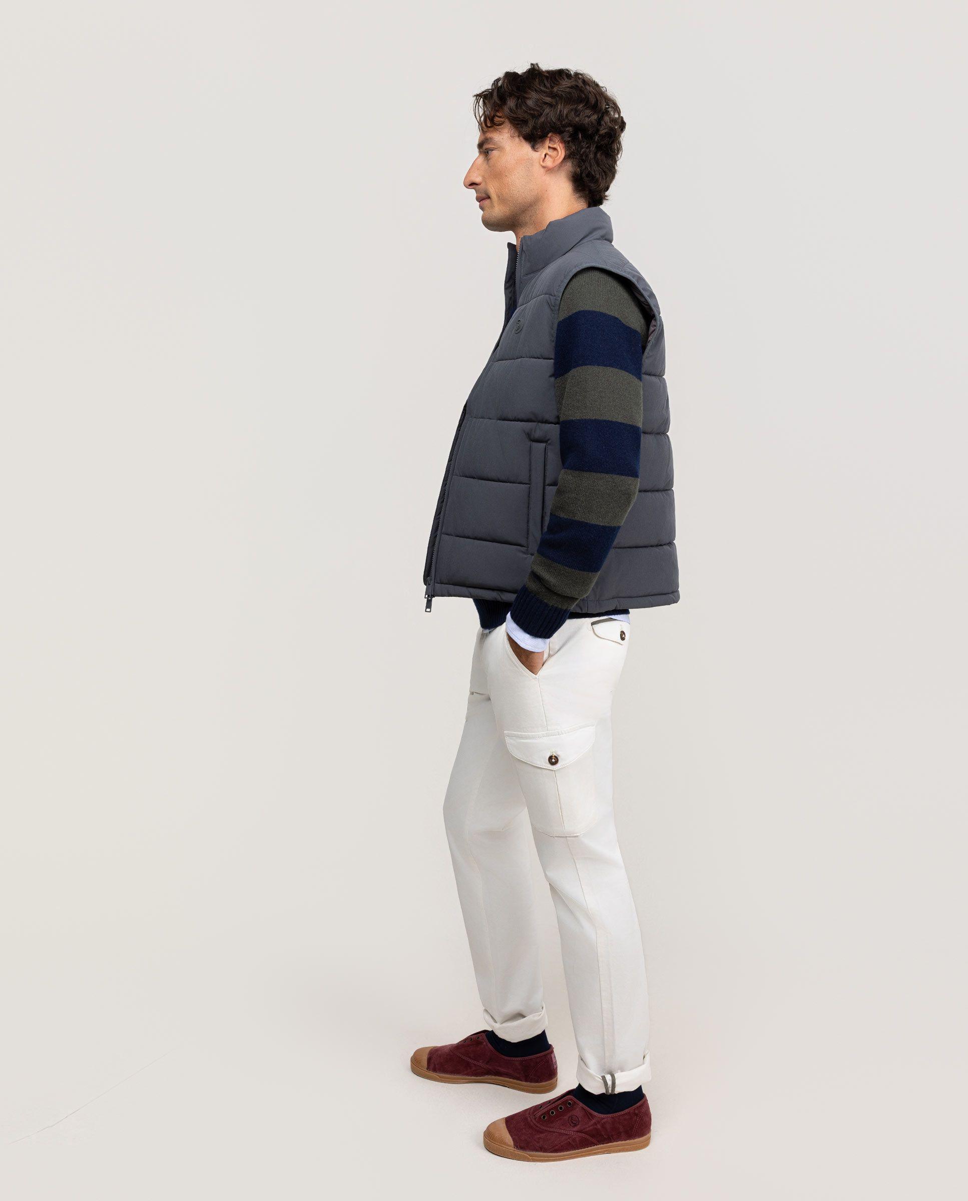 Chaleco Acolchado Grueso Gris HOMBRE OI 25-2