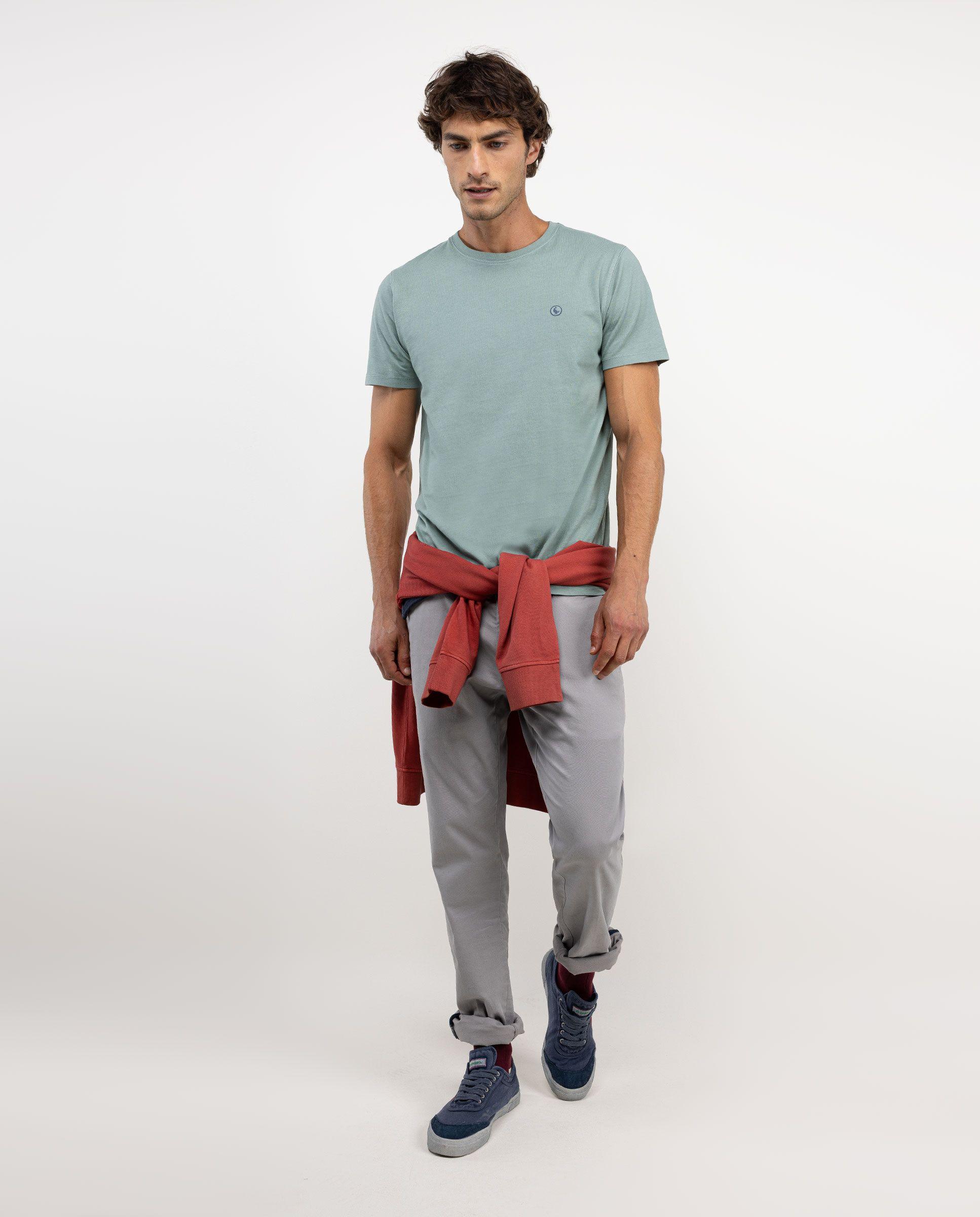 Camiseta Básica Menta HOMBRE OI 25-0