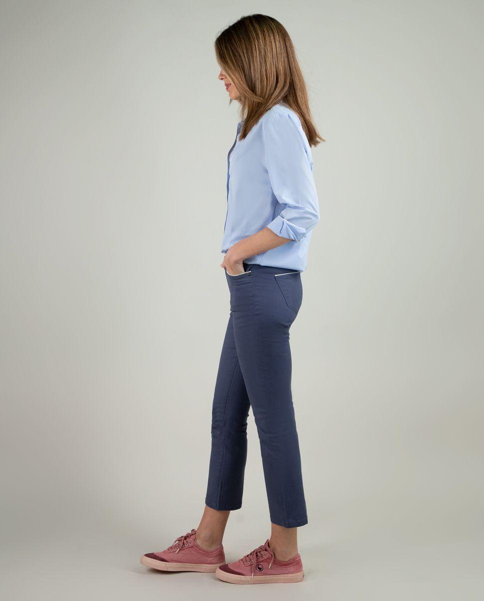 Camisa Popelín Celeste MUJER PV 25-2