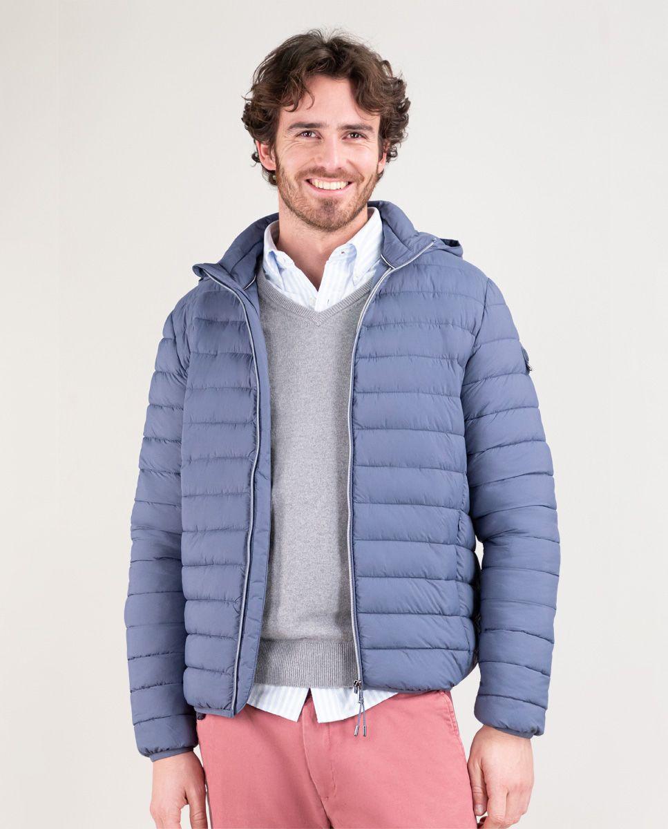 Chaqueta Acolchada Básica Azul HOMBRE PV 25-1