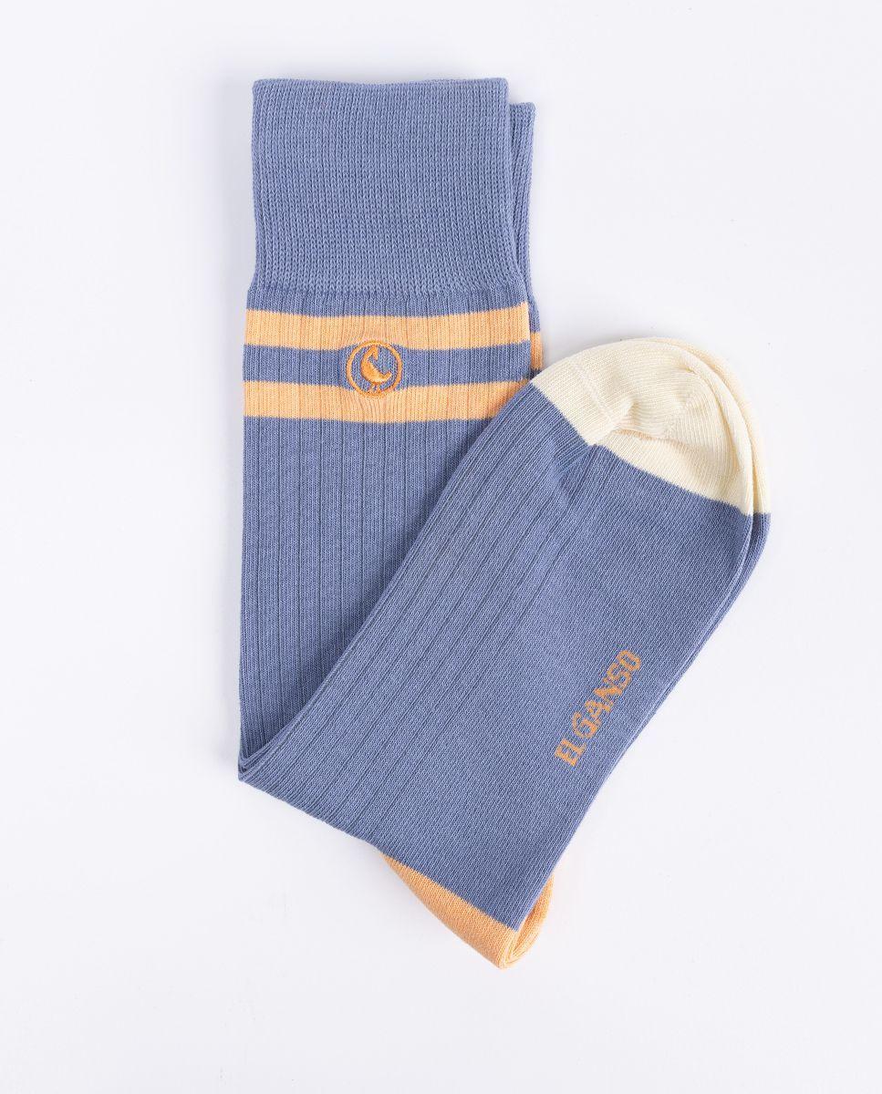 Calcetín Algodón Canalé Universitario Azul UNISEX PV 26-0