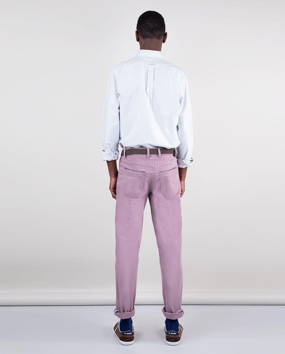 Camisa Oxford Yale Gris-3