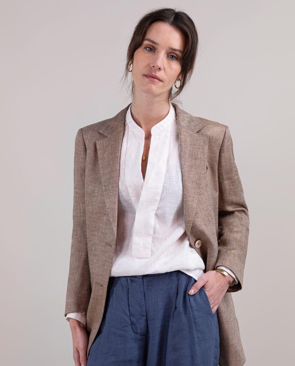 Americana Lino Beige MUJER PV 25-0