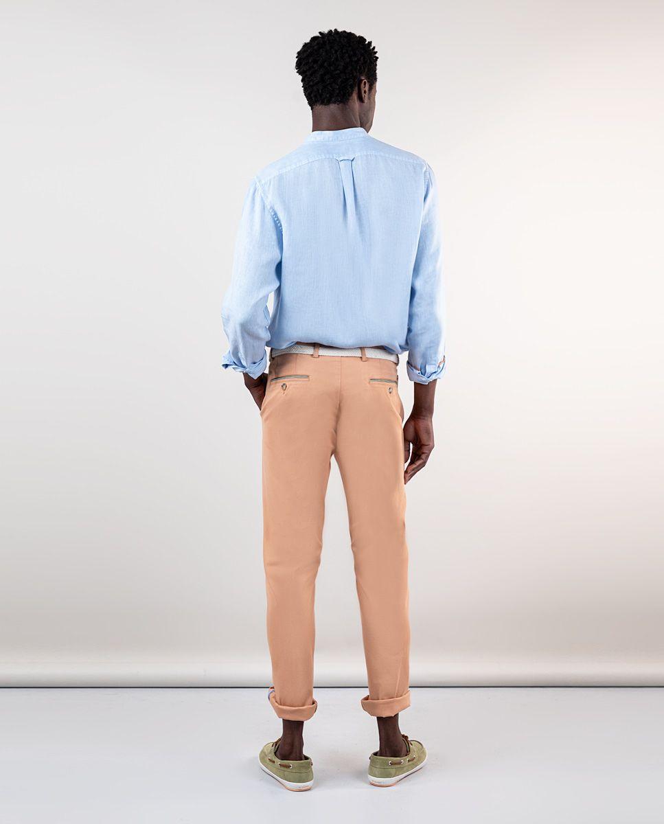 Pantalón Chino Verano Melocotón-3