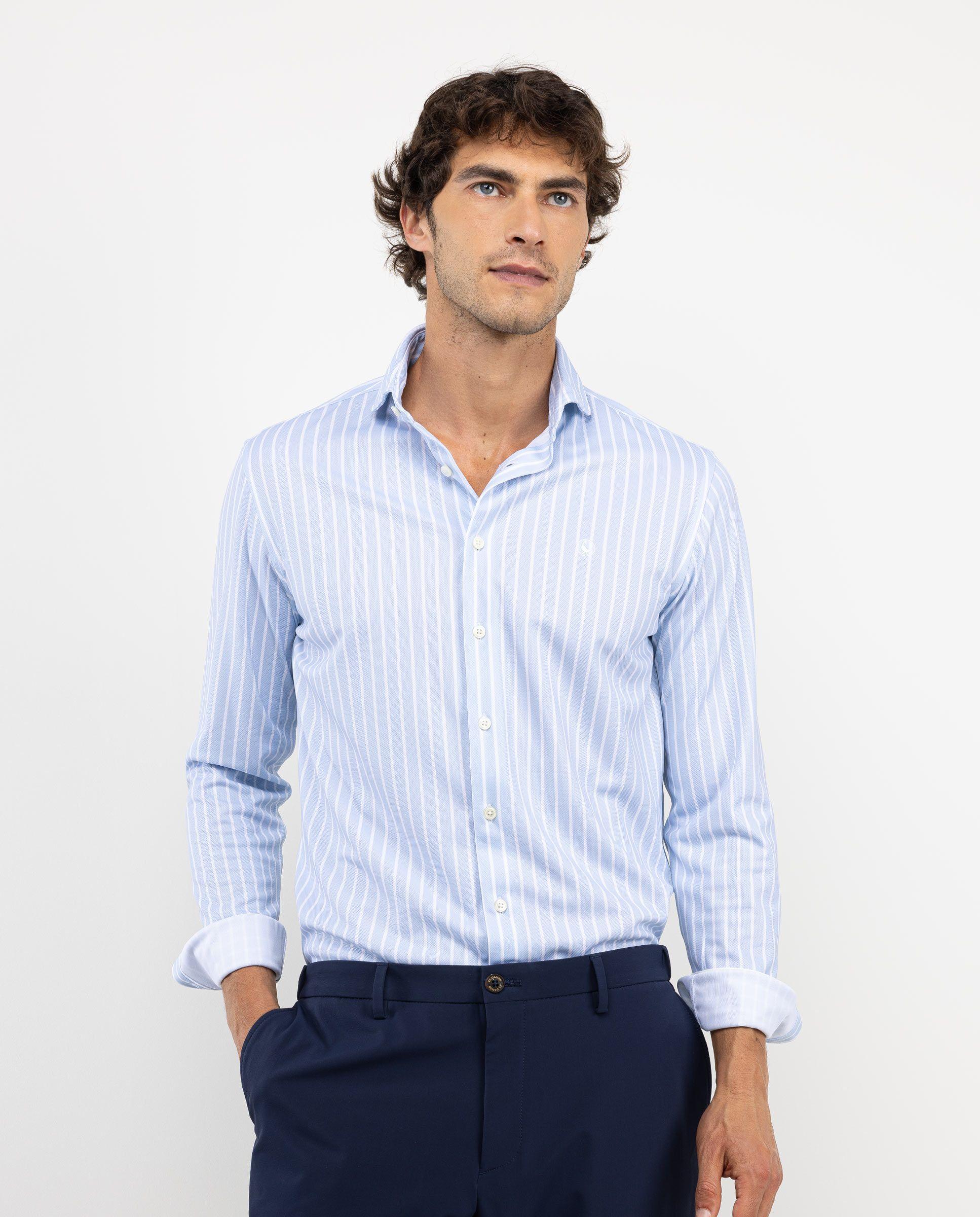 Camisa Sepiia Raya Butcher Azul HOMBRE OI 25-1