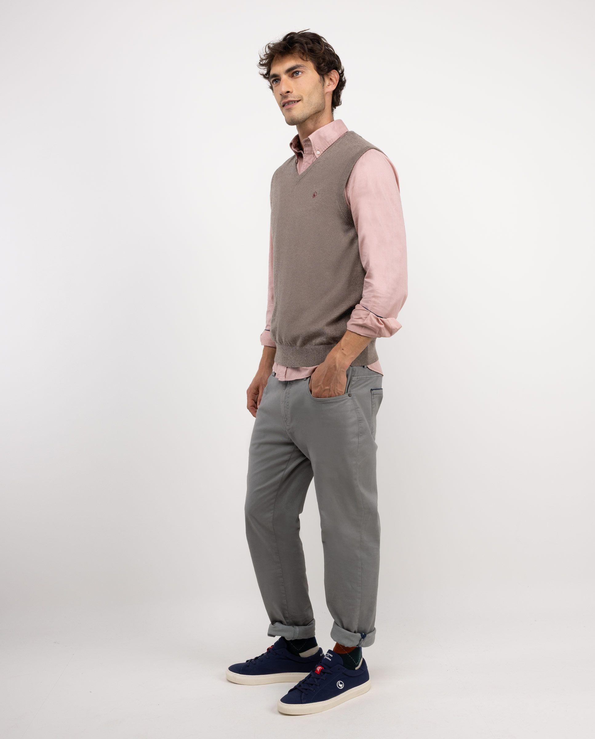 Chaleco Punto Topo HOMBRE OI 25-2