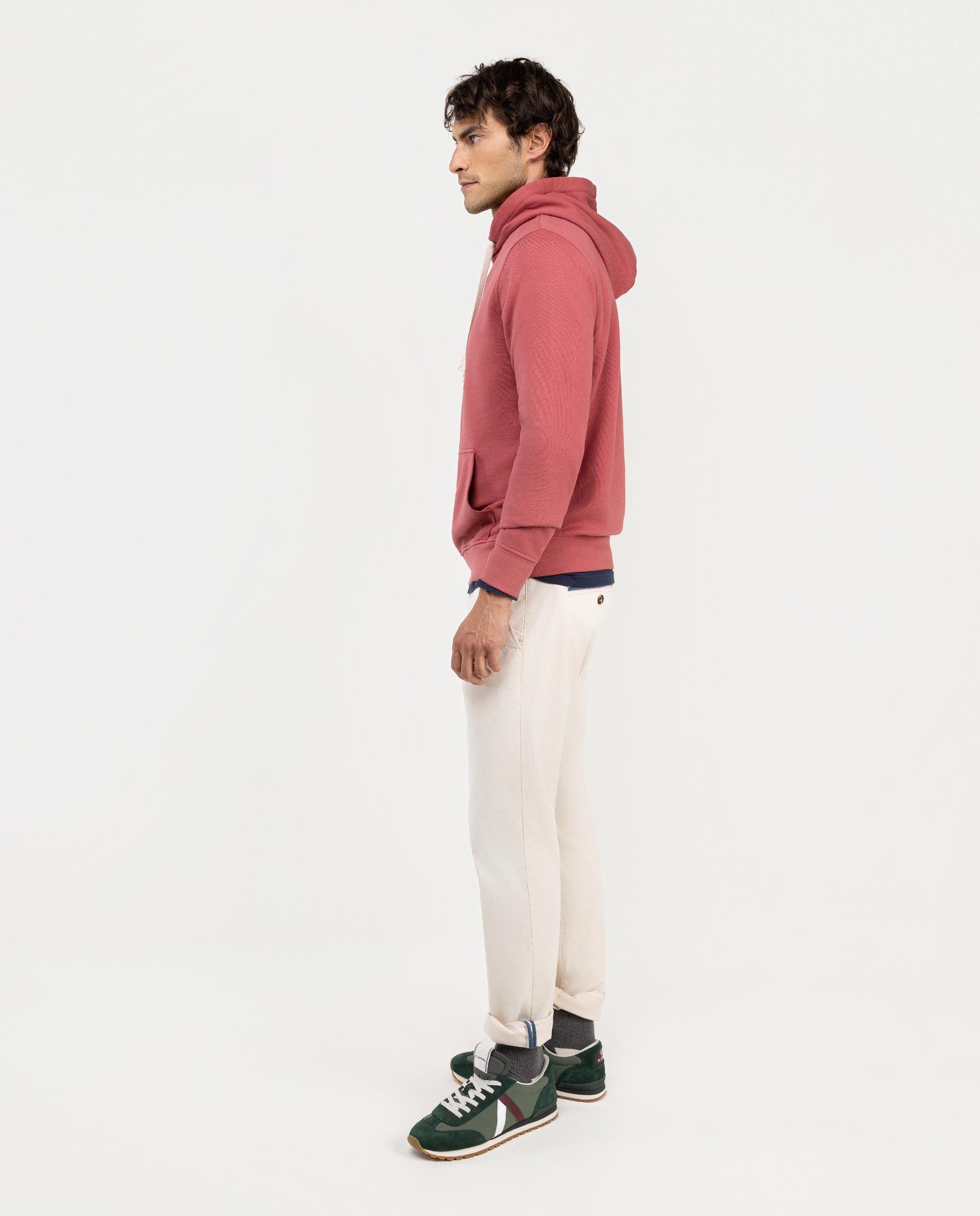 Sudadera Capucha Rojo HOMBRE OI 25-2