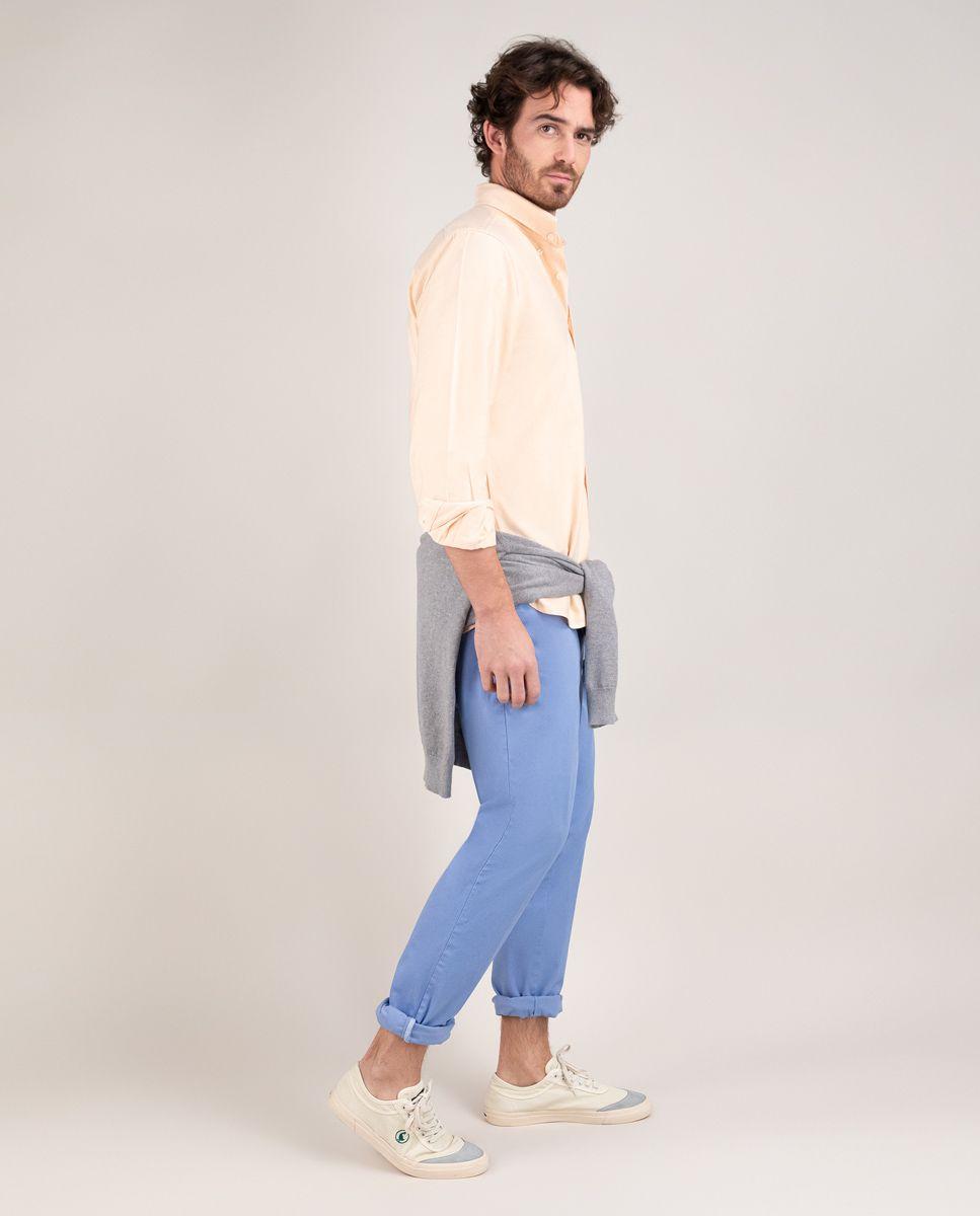 Camisa Oxford Lisa Naranja HOMBRE PV 25-2