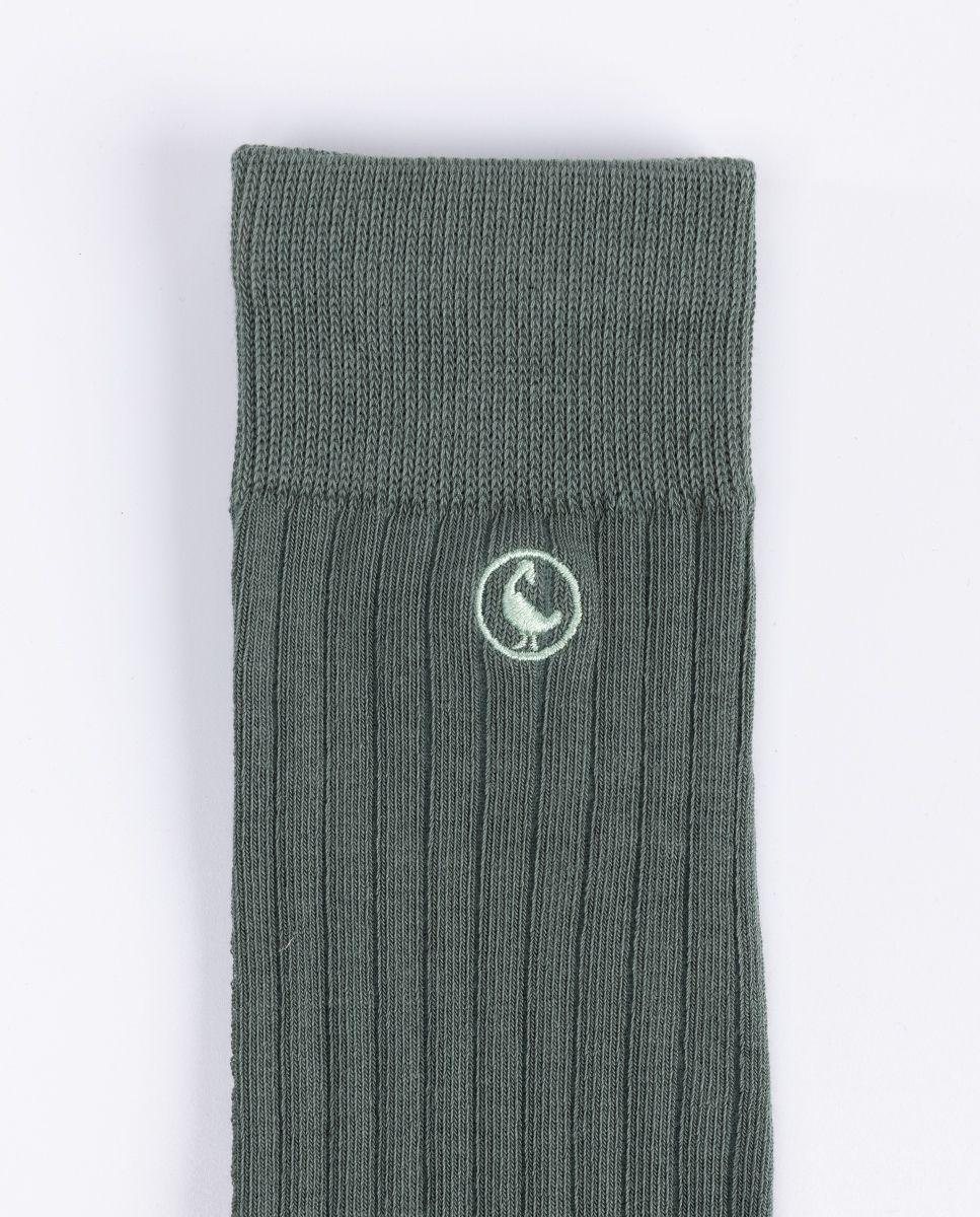 Calcetín Algodón Canalé Kaki UNISEX PV 26-1