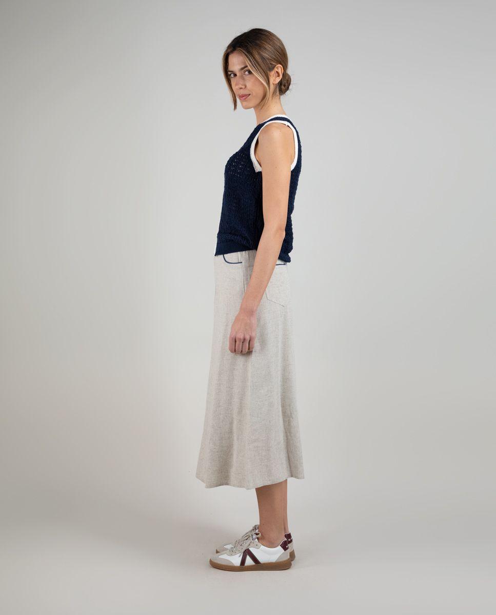 Falda Lino Crudo MUJER PV 25-2