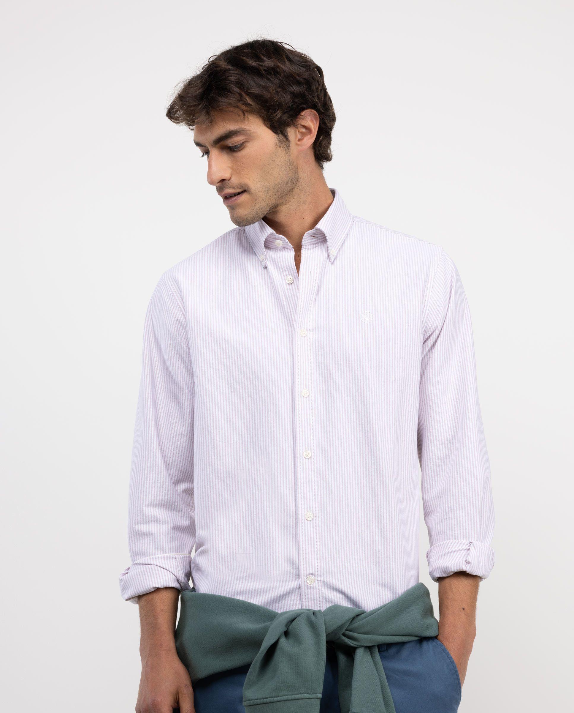 Camisa Oxford Yale Rosa HOMBRE OI 25-2