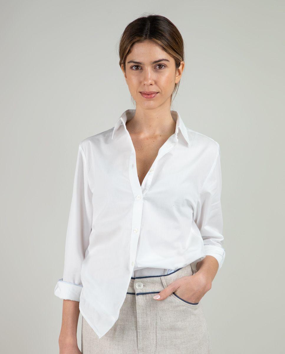 Camisa Popelín Blanca MUJER PV 25-0