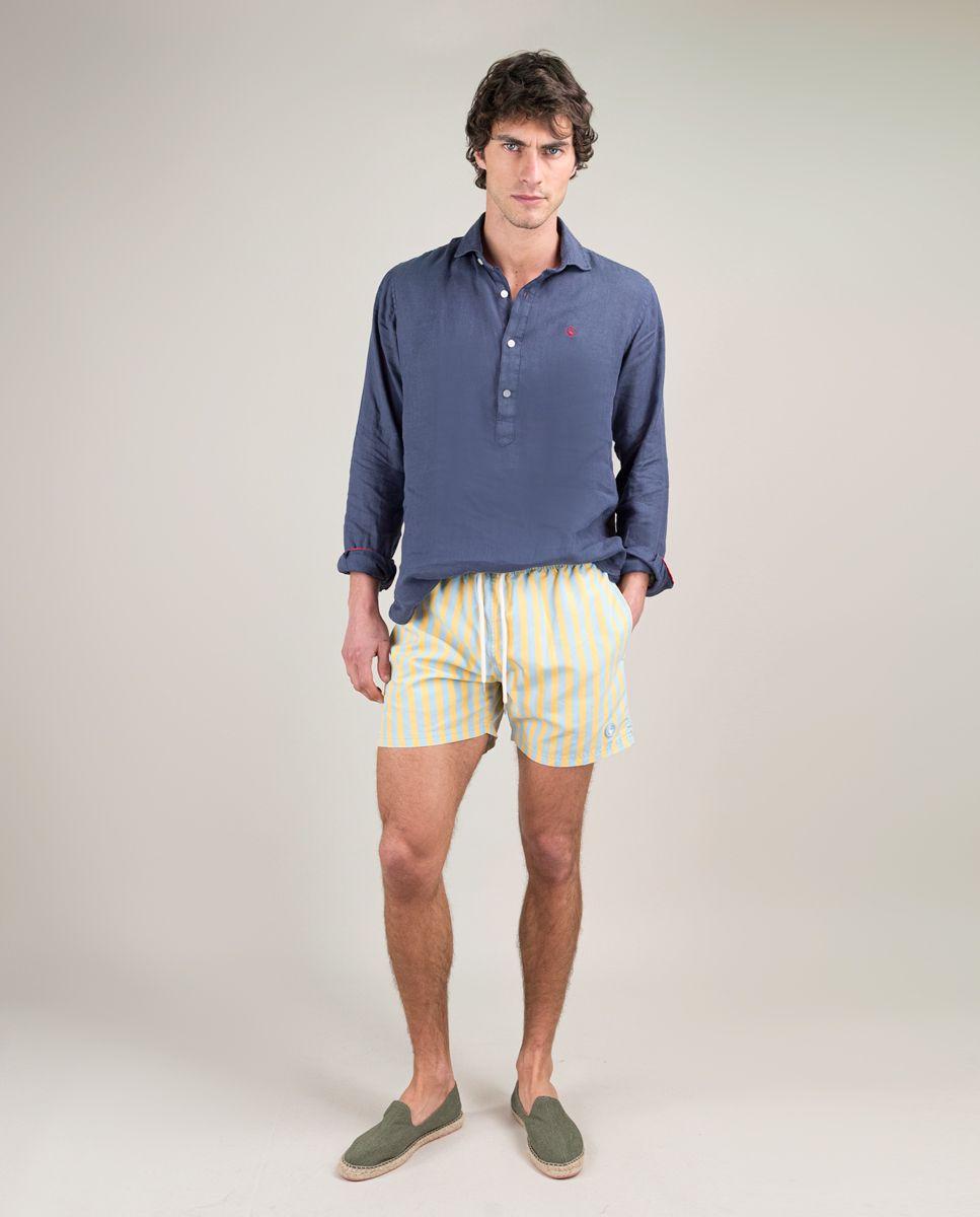 Bañador Raya Amarillo HOMBRE PV 25-1