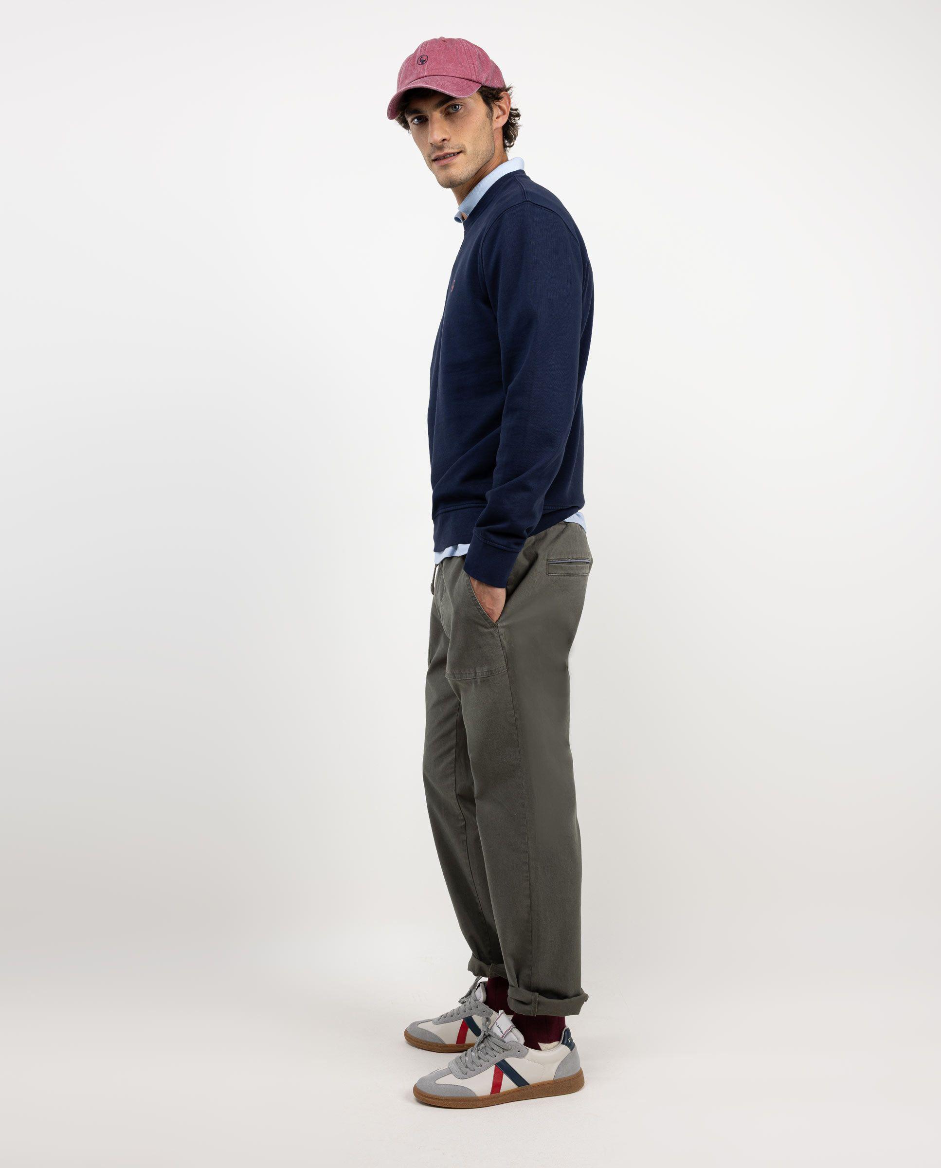 Sudadera Cuello Caja Marino HOMBRE OI 25-2