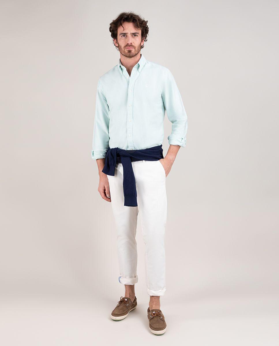 Camisa Oxford Lisa Verde HOMBRE PV 25-1