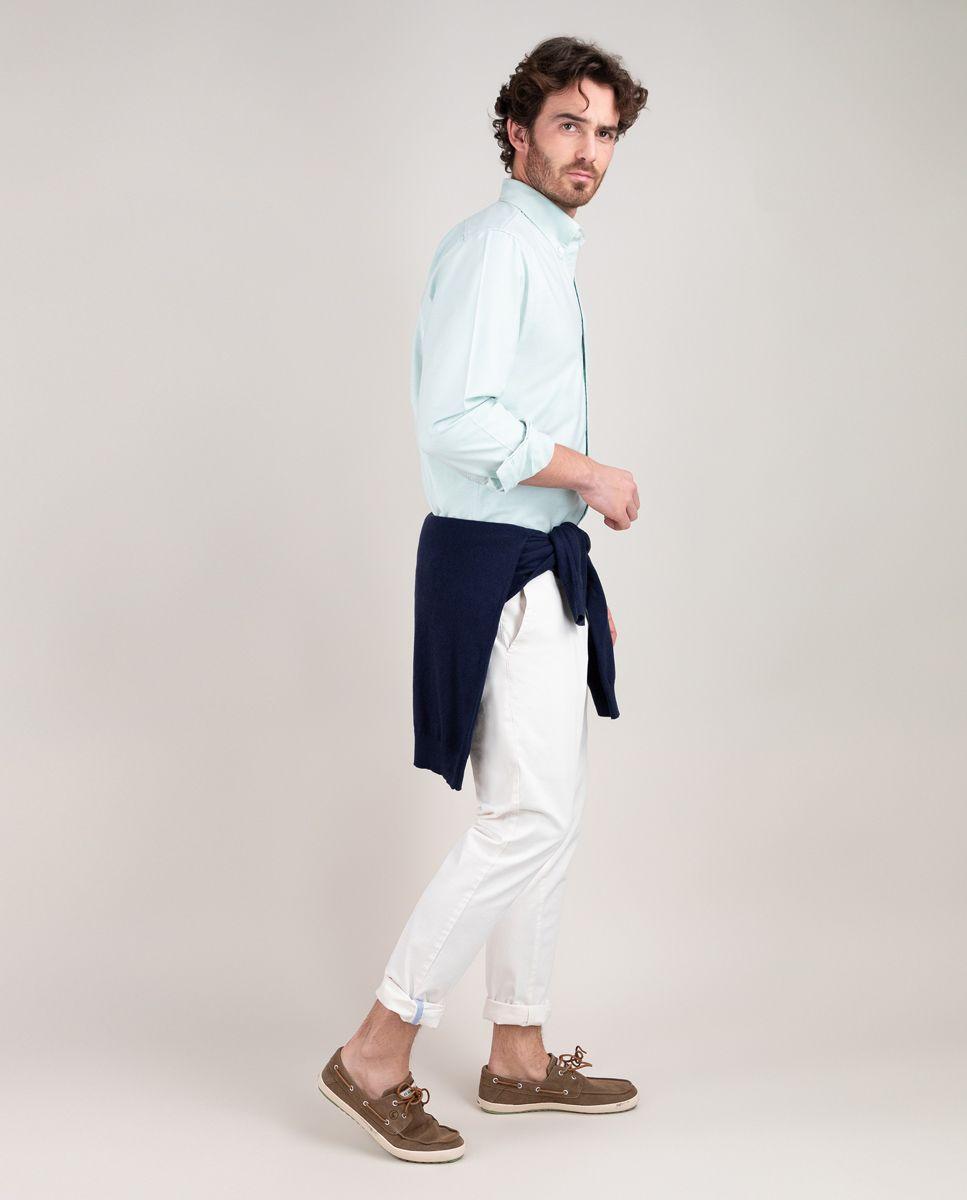 Camisa Oxford Lisa Verde HOMBRE PV 25-2