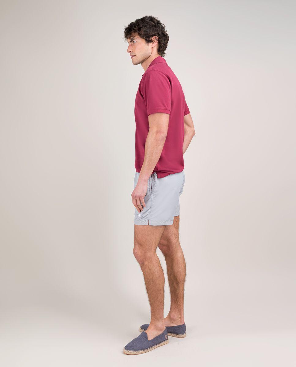 Bañador Liso Garment Dyed Gris HOMBRE PV 25-2